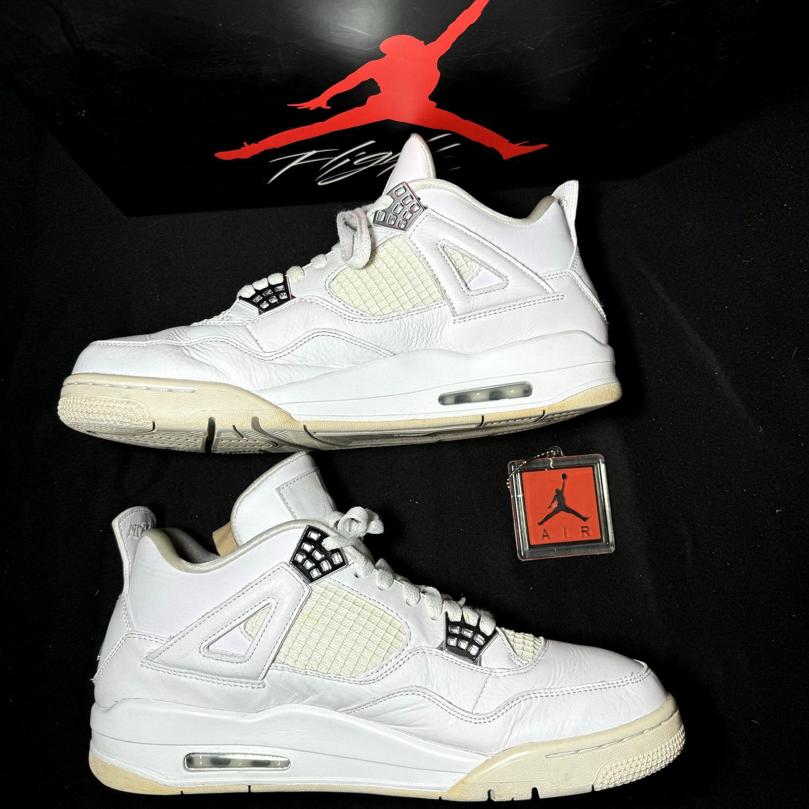 Jordan Brand × Nike Size 12 Nike Air Jordan 4 Retro Pure Money 2017 Men's Shoes Size US 12 / EU 45 - 3 Thumbnail