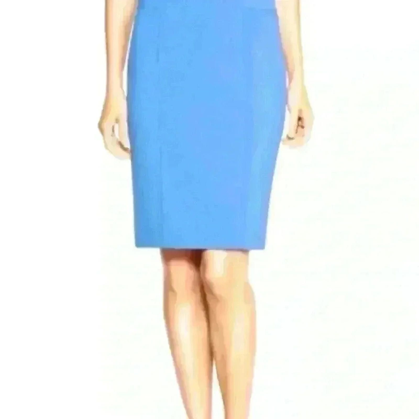Other NWOT | WHBM | Blue Pencil Skirt | Size: 16 Size 38" / US 16 / IT 52 - 2 Thumbnail