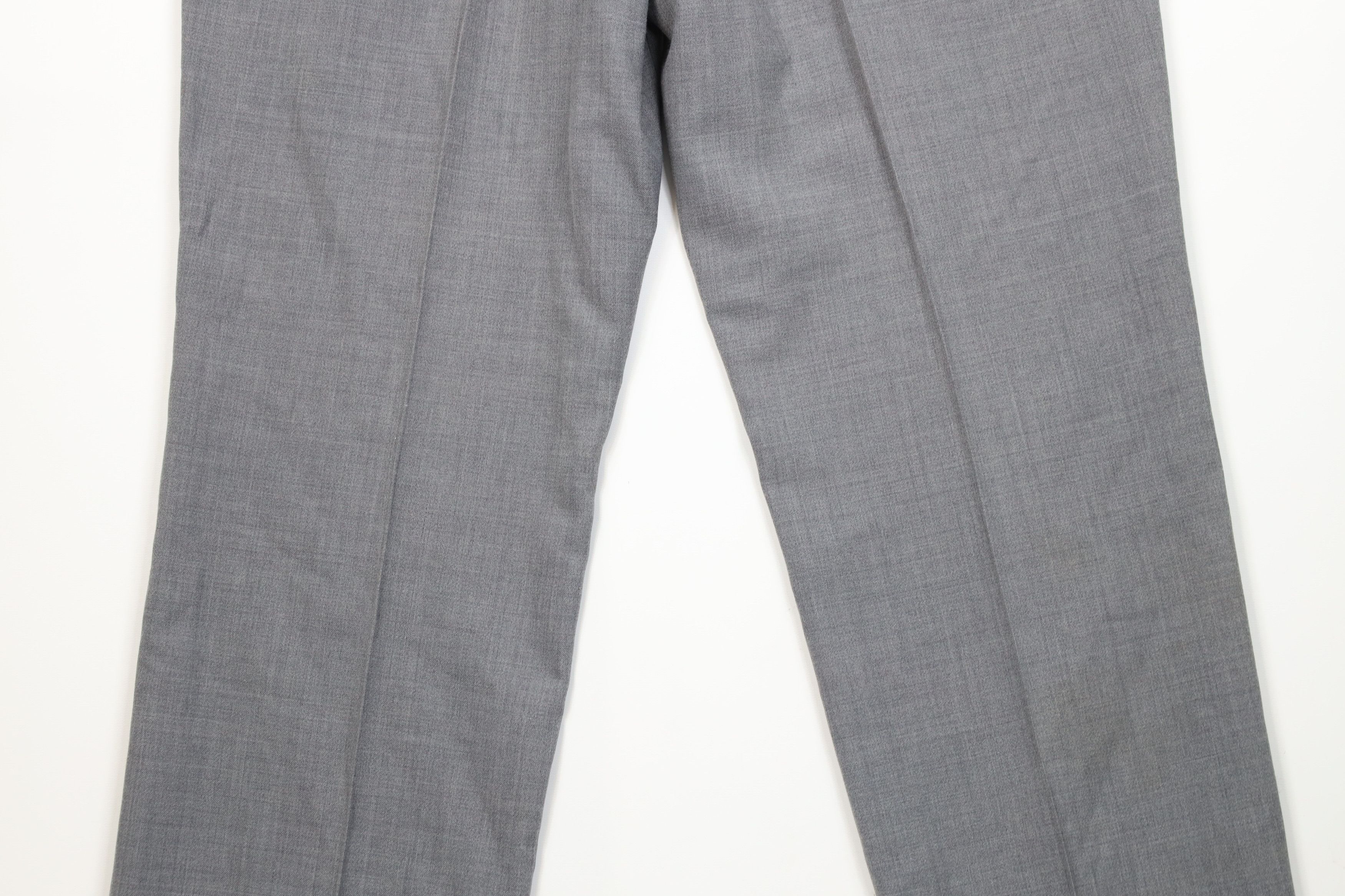 Vintage Vintage 90s Streetwear Wool Blend Wide Leg Chino Pants Gray Size US 36 / EU 52 - 12 Thumbnail