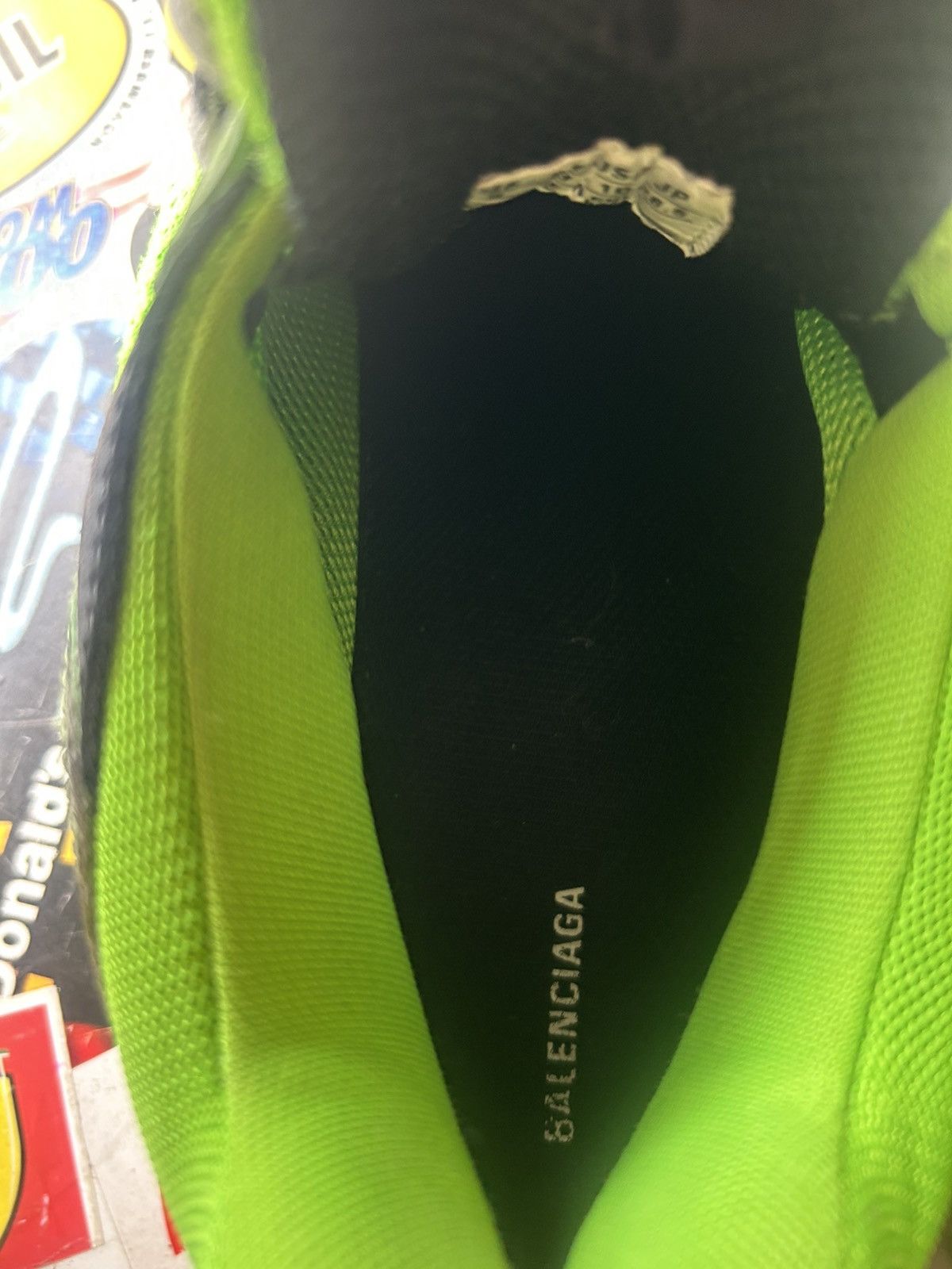 Balenciaga Balenciaga Triple S neon green thick sole dad shoe Size US 10 / EU 43 - 5 Thumbnail