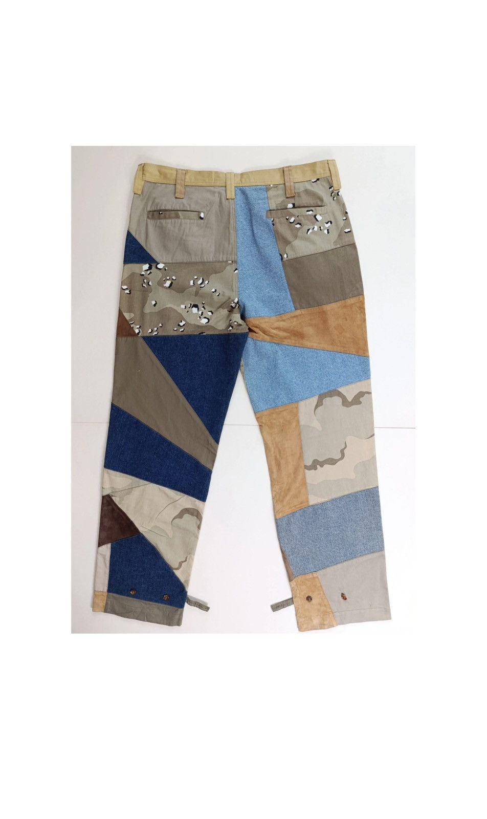 Dolce & Gabbana × Vintage Dolce&Gabbana Patchwork Pants Size US 36 / EU 52 - 2 Thumbnail