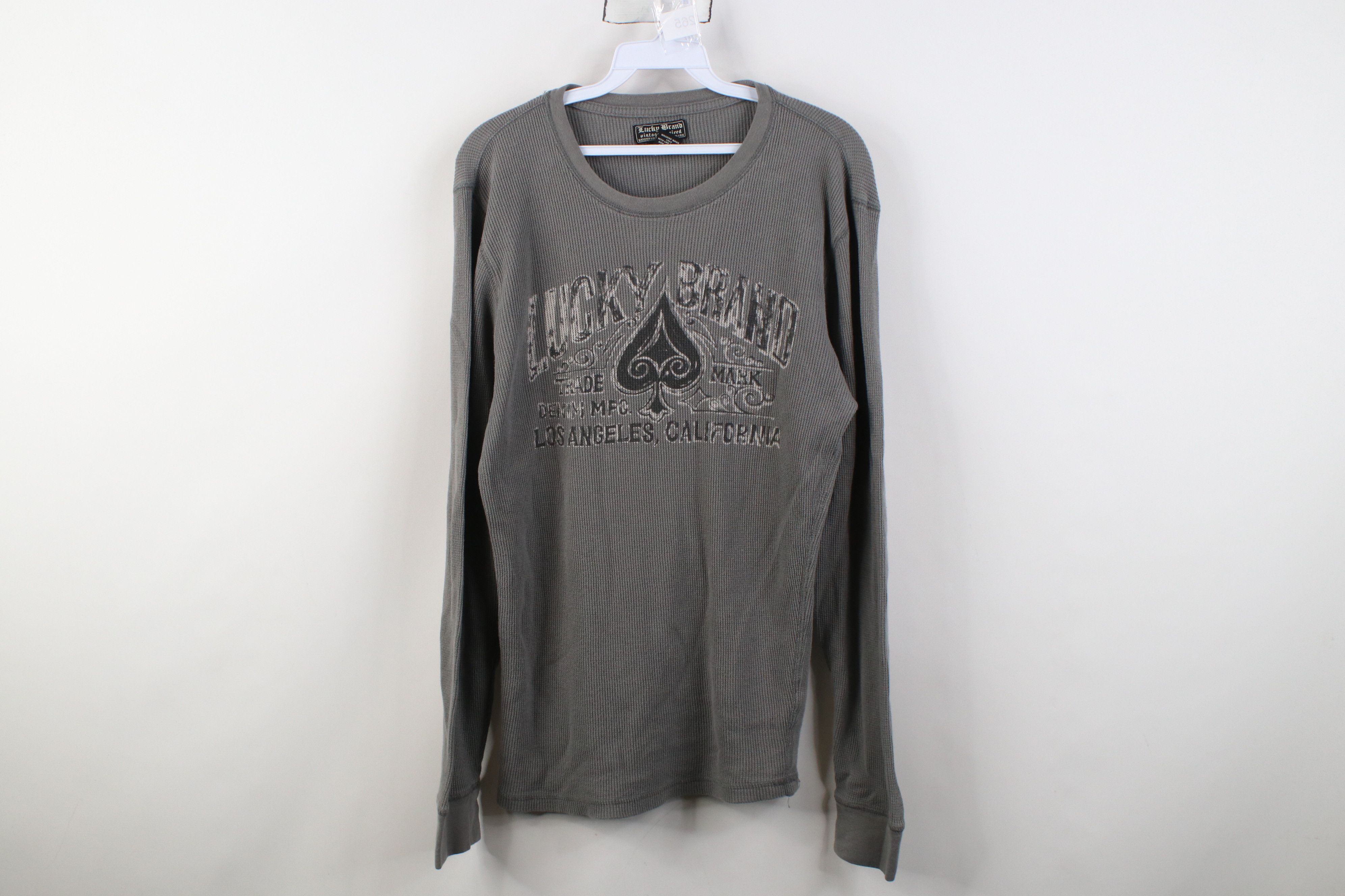 Lucky Brand Vintage Lucky Brand Thermal Waffle Knit Long Sleeve T-Shirt Size US M / EU 48-50 / 2 - 1 Thumbnail
