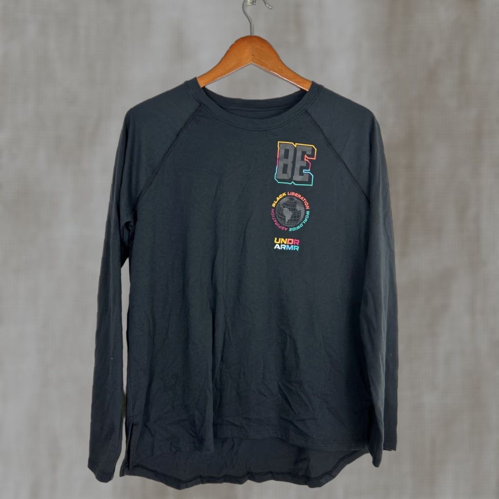 Under Armour Under Armour Womens M Loose Black Culture Be Seen Be Heard Base Layer Shirt Size M / US 6-8 / IT 42-44 - 1 Thumbnail