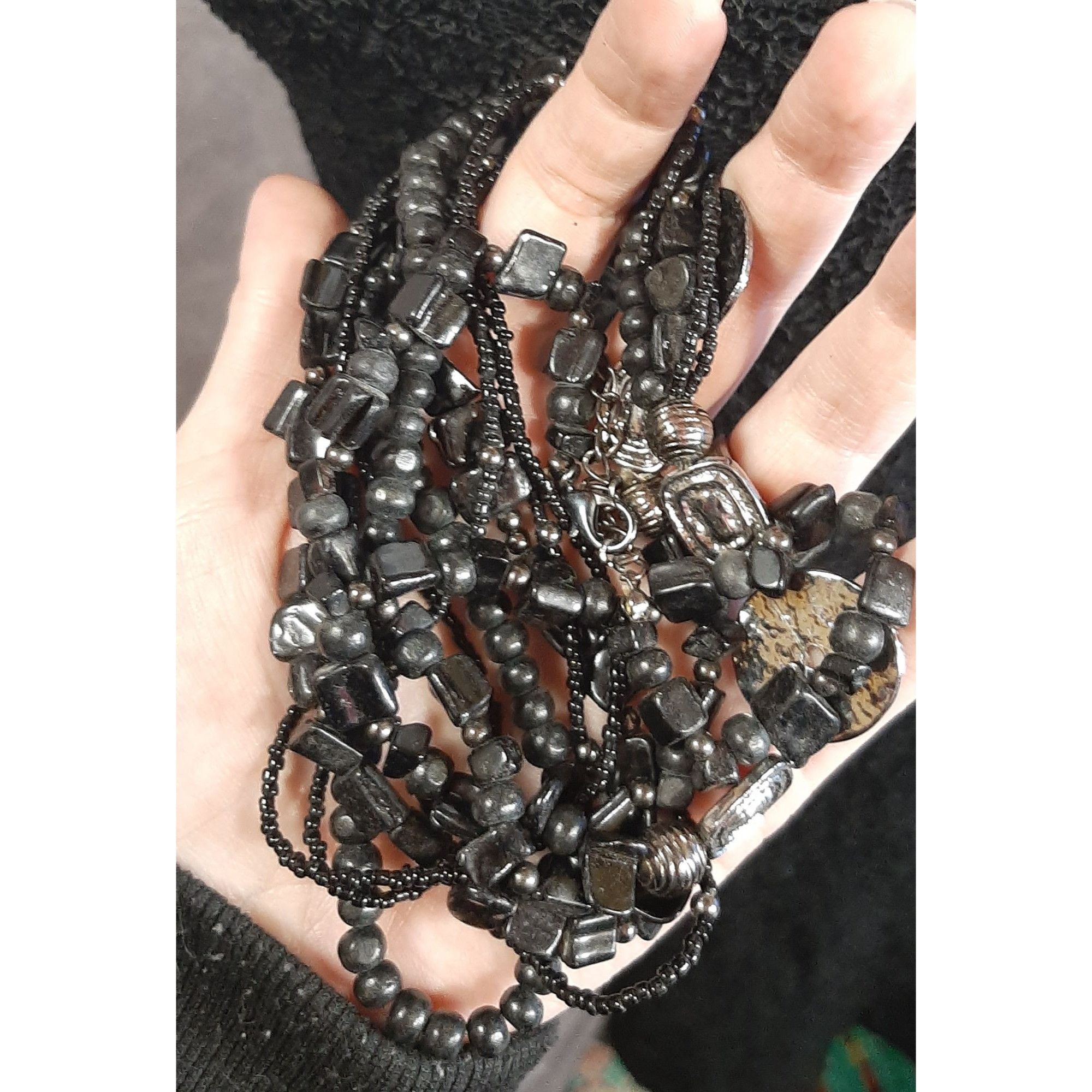 Other Abstract Gothic Chunky Beaded Necklace Size ONE SIZE - 3 Thumbnail