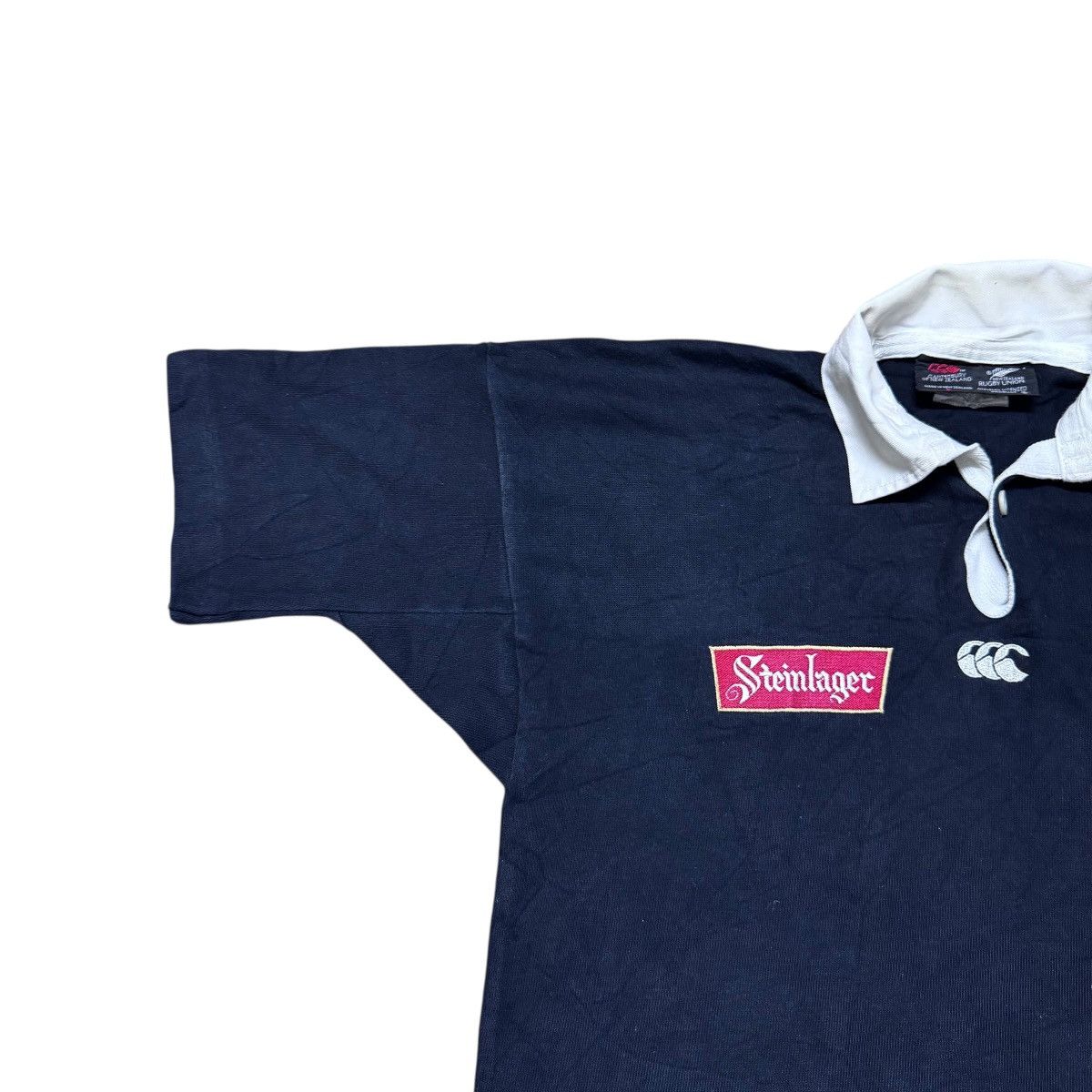 Canterbury of New Zealand Vintage Canterbury Steinlager All Black Jersey Short Sleeve Size US S / EU 44-46 / 1 - 3 Thumbnail