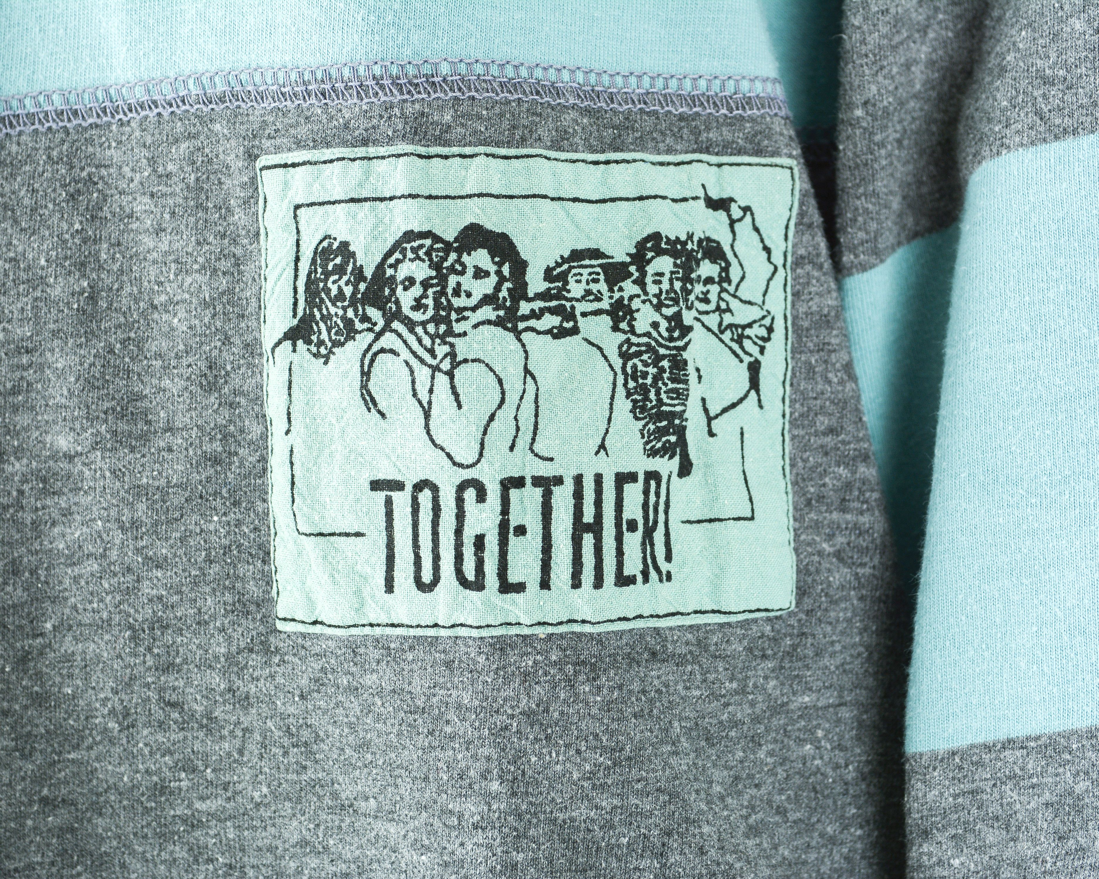 By Together × Vintage TOGETHER Turtle Neck Pullover Long Sleeve T-Shirt Striped Size S / US 4 / IT 40 - 5 Thumbnail