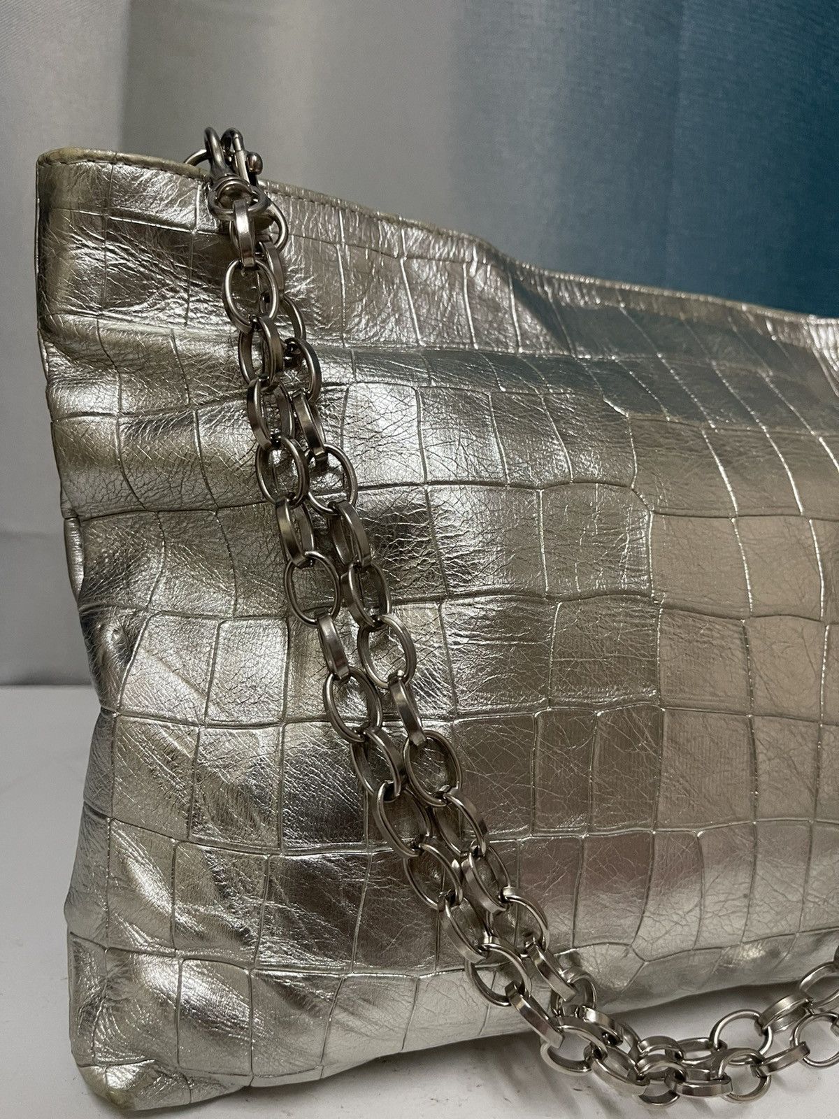 Designer × Japanese Brand SILVER CHAIN HANDLE BAG SALON DE ALFURD JAPAN Size ONE SIZE - 3 Thumbnail