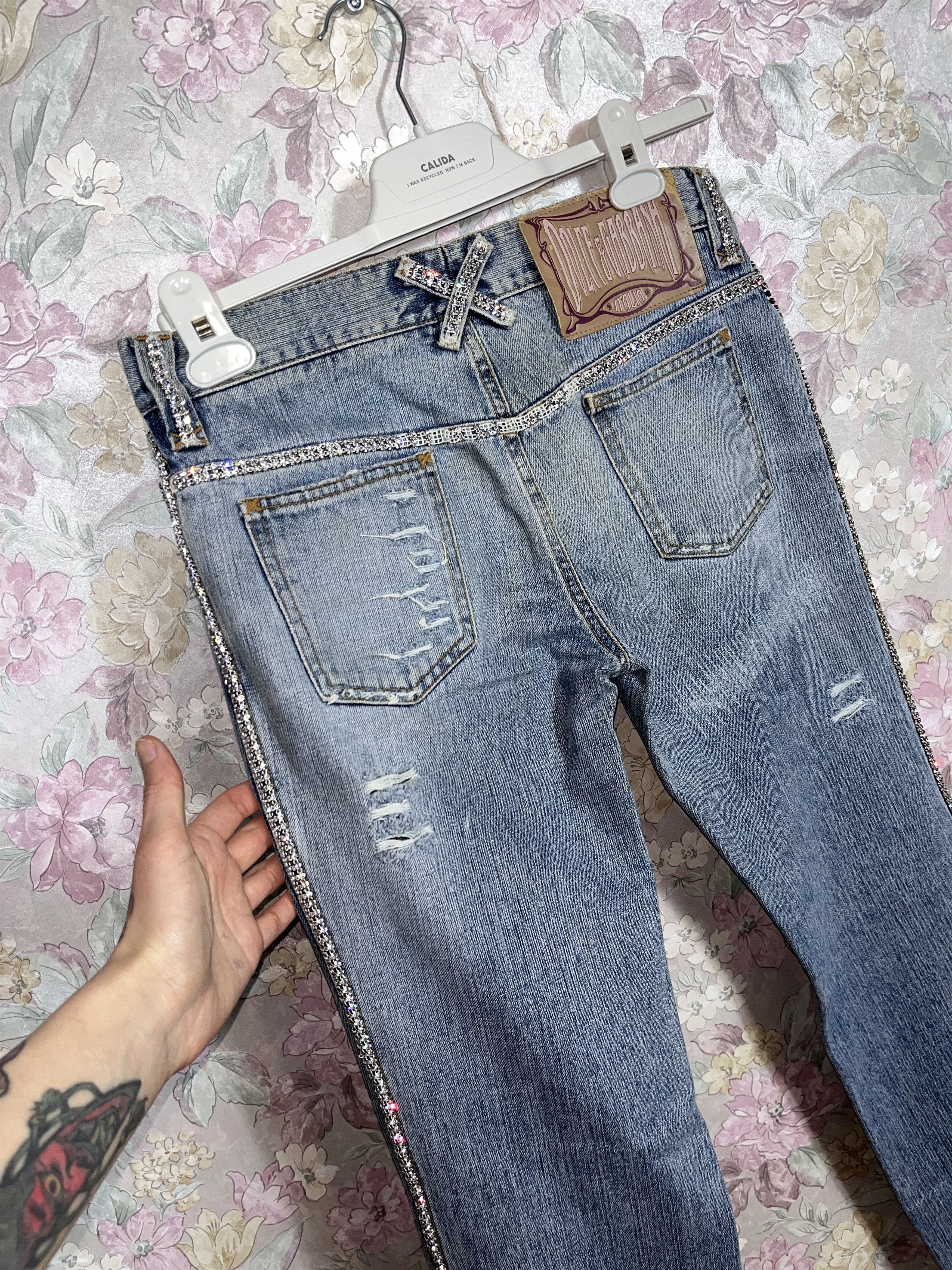 Dolce & Gabbana Dolce&Gabbana Spring Summer Denim Pants Jeans Swarovski Size 27" / US 4 / IT 40 - 12 Thumbnail