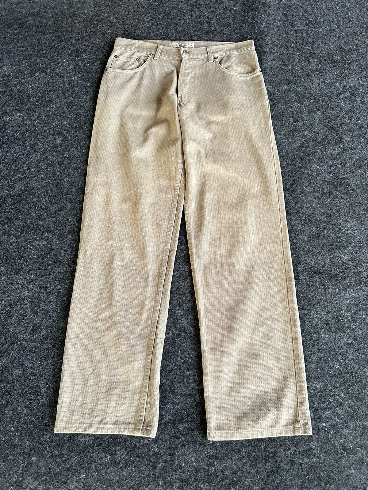 Levi's Limited Levis 443 Italy Brown Vintage Denim D519 Size US 32 / EU 48 - 1 Thumbnail