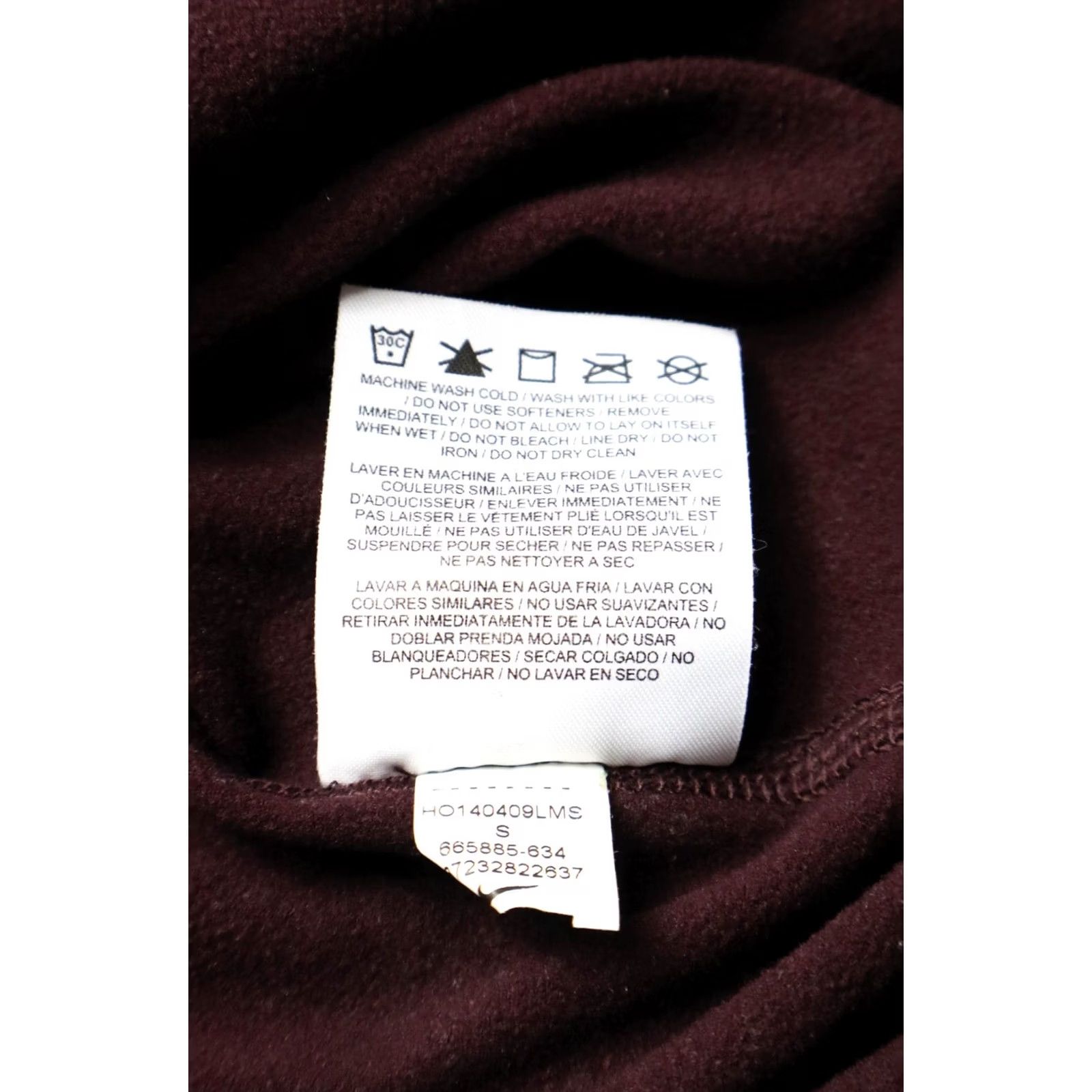 Nike Nike Pro Dri-Fit Sweatshirt Women's Small Pullover Half Zip Neck Burgundy Size S / US 4 / IT 40 - 8 Thumbnail