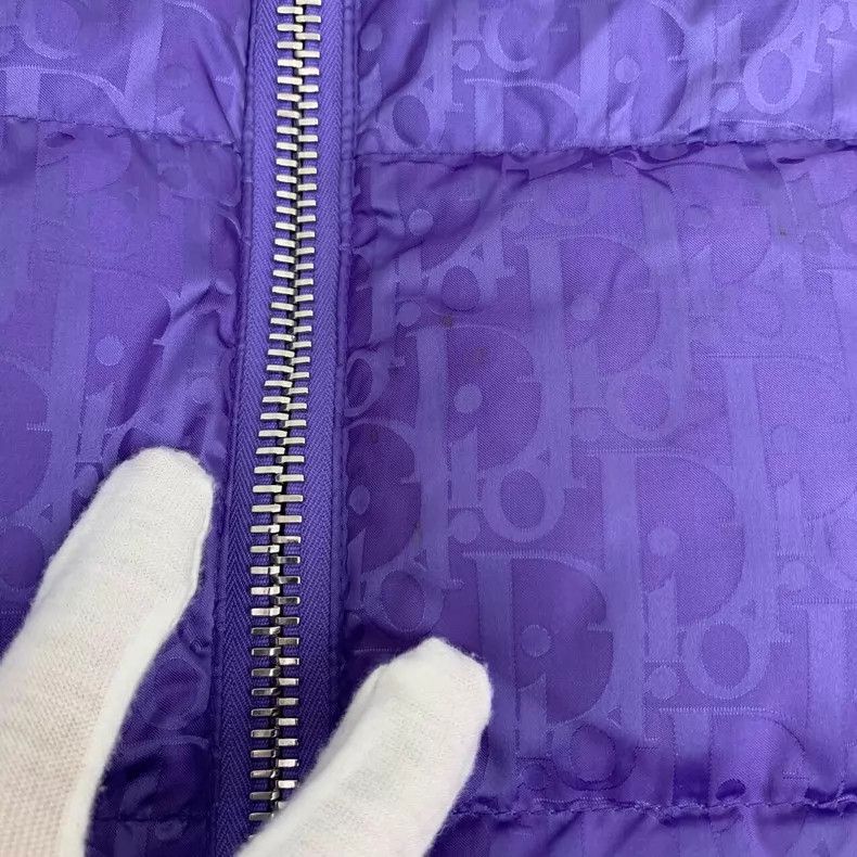 Dior Dior Purple logo old flower full print stand-up collar zip Size US S / EU 44-46 / 1 - 9 Thumbnail