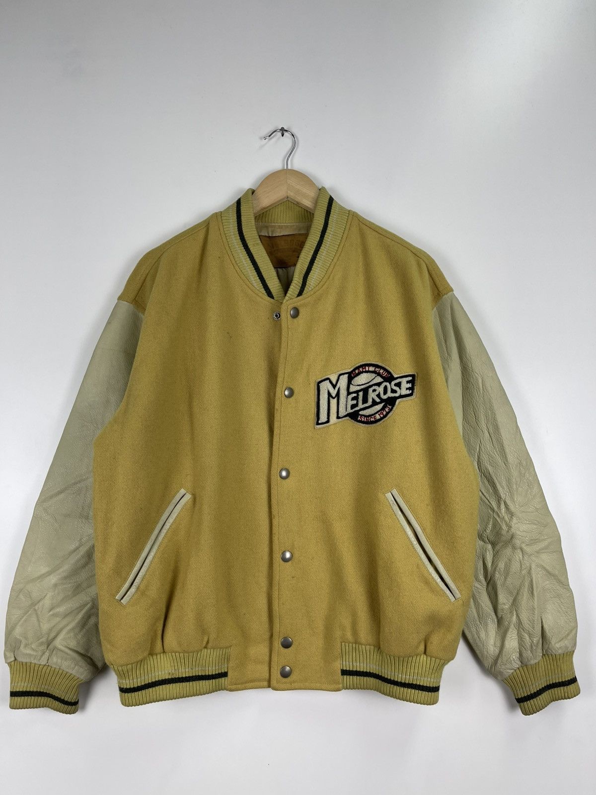 Melrose × Vintage Vintage Melrose Varsity Jacket Size US L / EU 52-54 / 3 - 3 Thumbnail