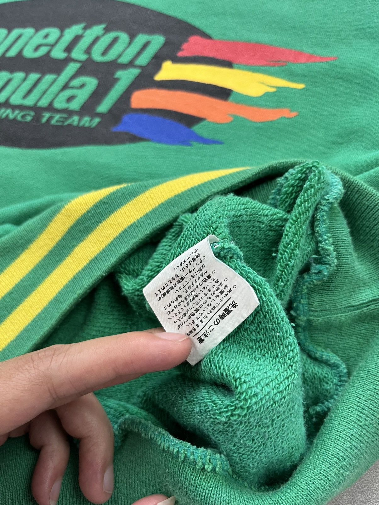 Benetton 90s Benetton F1 Racing team sweatshirt Size US M / EU 48-50 / 2 - 4 Thumbnail