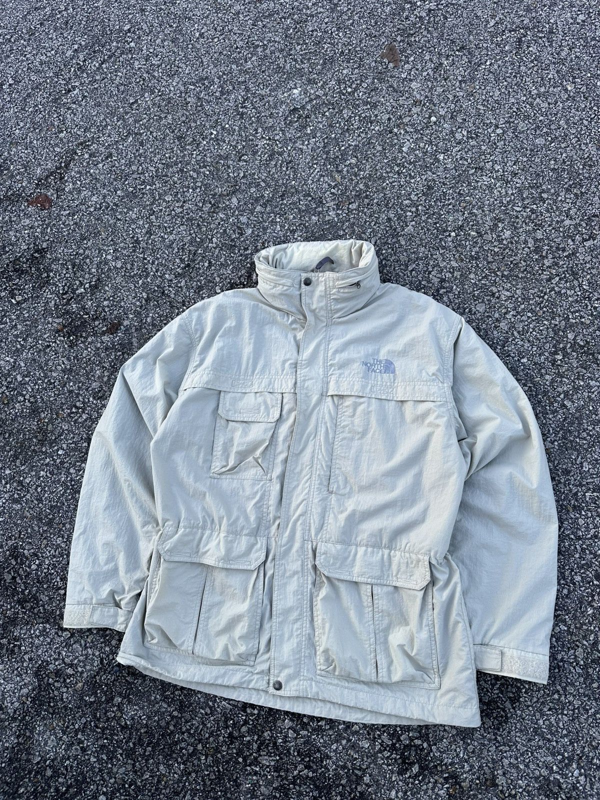 The North Face 👹The North Face Cream Utility Jacket Size US XL / EU 56 / 4 - 1 Thumbnail