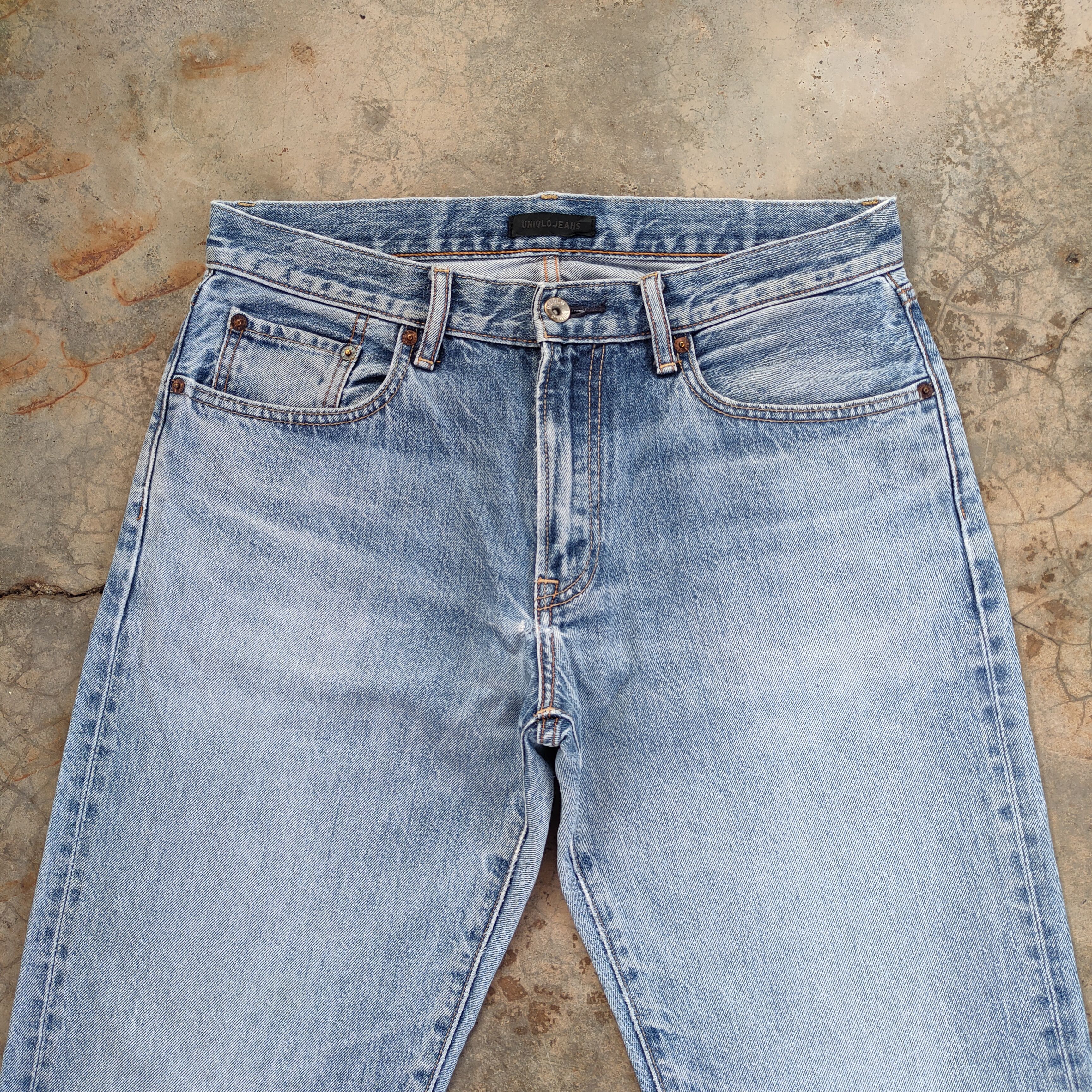 Japanese Brand W32 VINTAGE JAPANESE FADED DISTRESSED JEAN DENIM PANTS Size US 32 / EU 48 - 3 Thumbnail