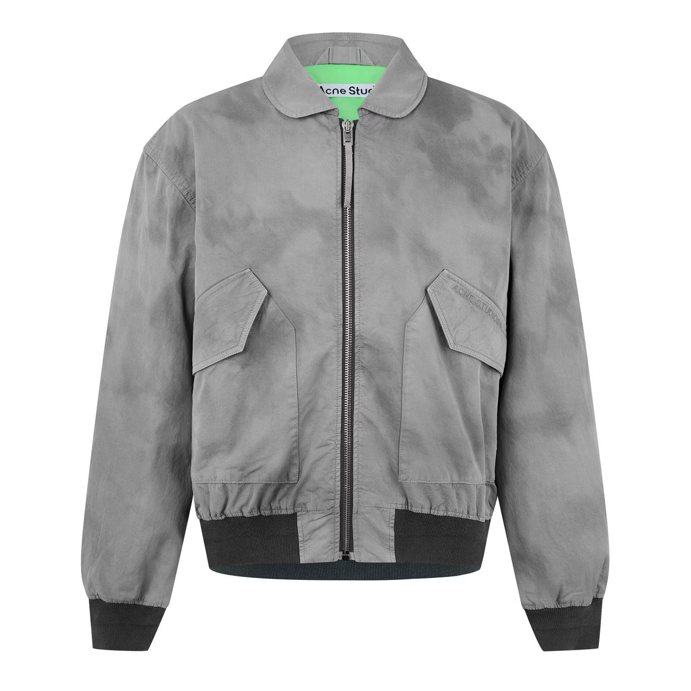 Acne Studios o1g2r1mq0825 Orlinga Bomber Jacket in Grey Size US L / EU 52-54 / 3 - 1 Thumbnail