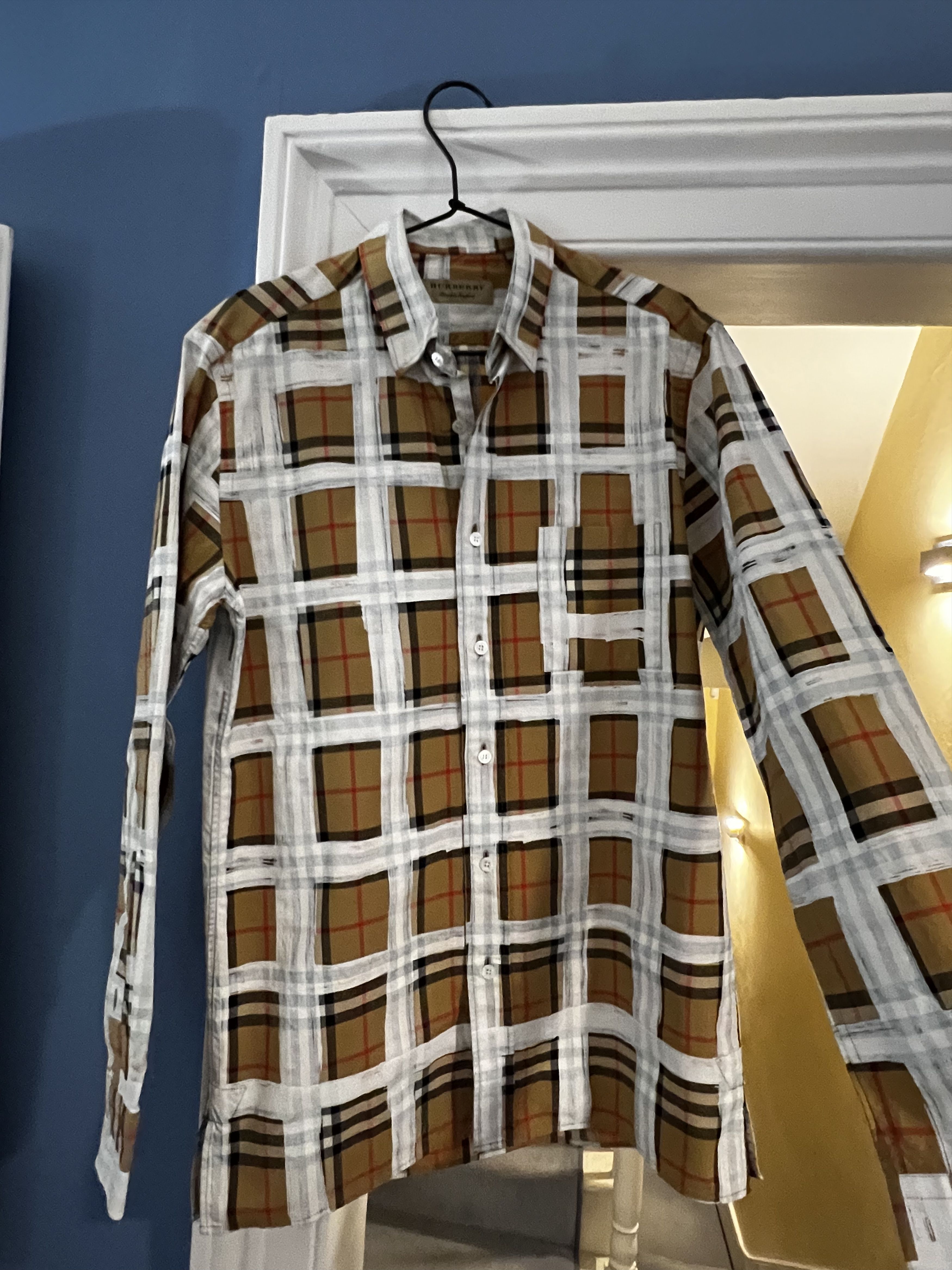 Burberry Nova Check Painted Shirt Size US XS / EU 42 / 0 - 1 Thumbnail
