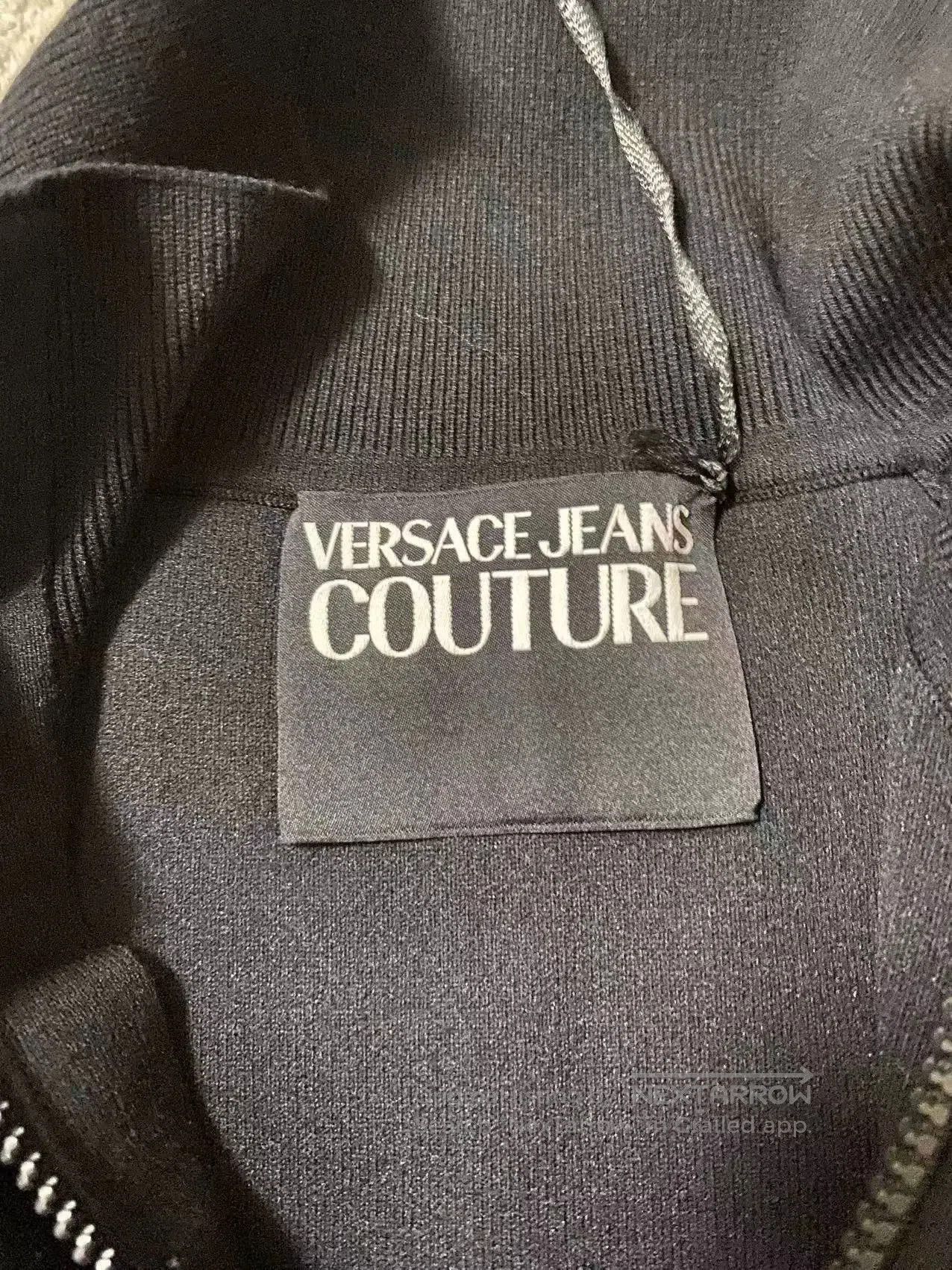 Versace Versace Spliced Letter Half-Zip Sweatshirt. Size US L / EU 52-54 / 3 - 4 Thumbnail