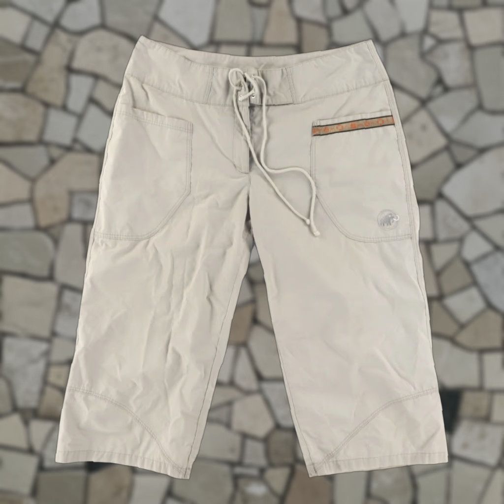 Mammut Mammut Cotton Twill Capri Pants Beige Women's 42 Size 28" / US 6 / IT 42 - 1 Thumbnail