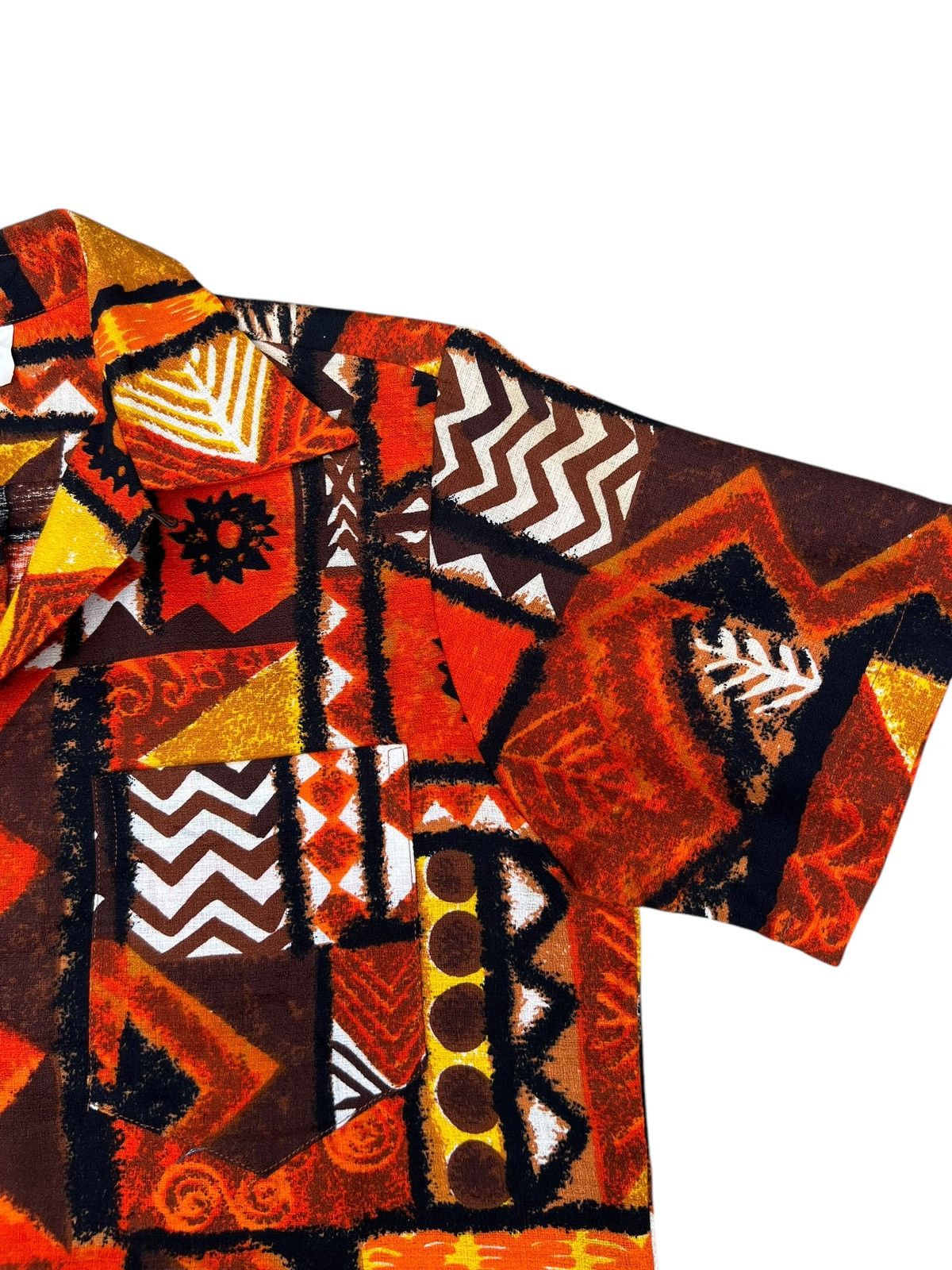 Vintage Vintage 60s 70s Royal Hawaiian Barkcloth Hawaii Shirt Size US M / EU 48-50 / 2 - 7 Thumbnail