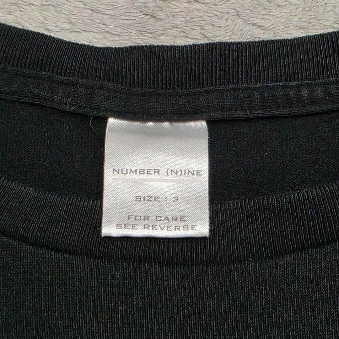 Number (N)ine NUMBER (N)INE 01ss Time Cotton T-shirt Black Size M Size US M / EU 48-50 / 2 - 3 Thumbnail