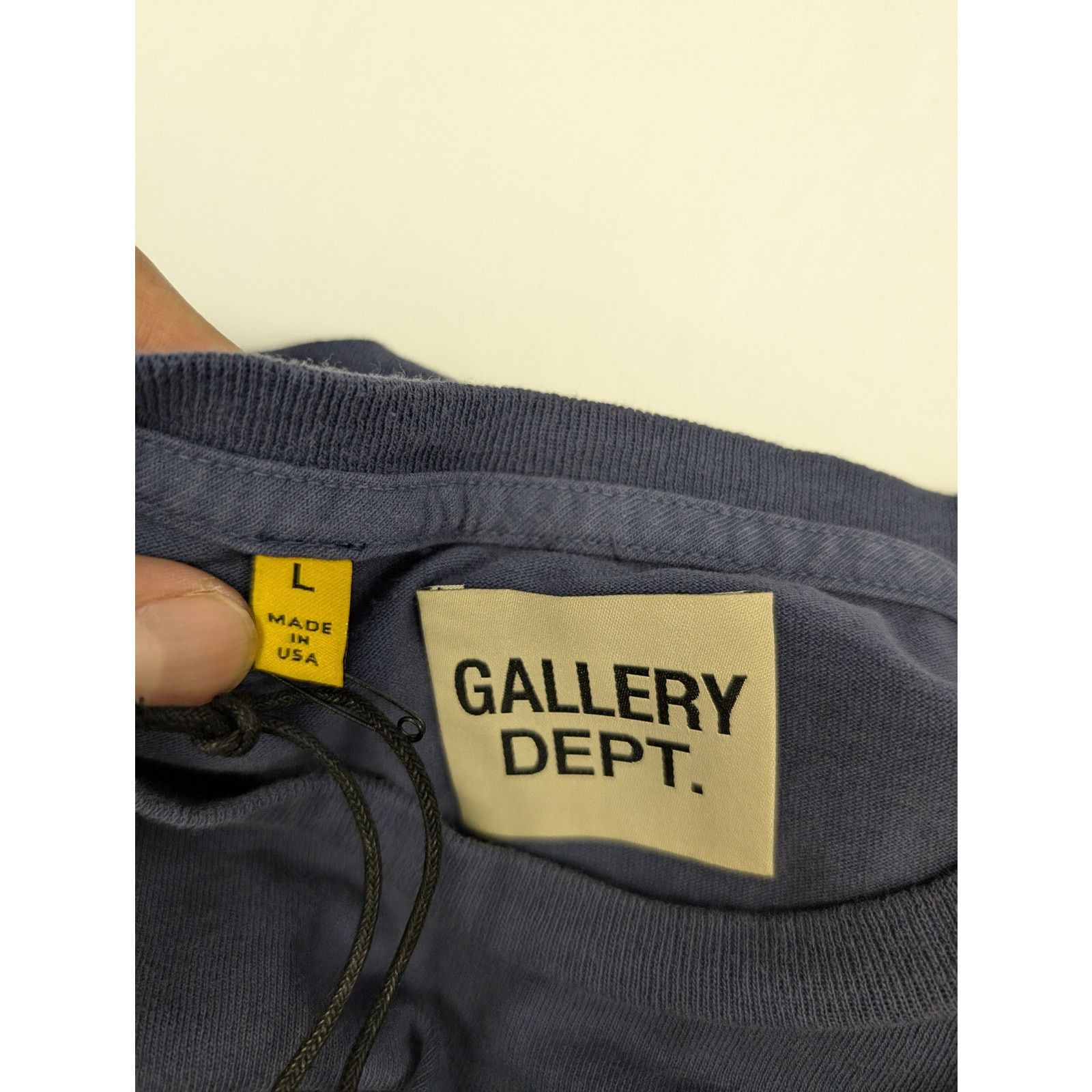 Gallery Dept. o1rshd1 Long Sleeve Shirt Sweatshirt in Navy Blue Size US L / EU 52-54 / 3 - 14 Thumbnail