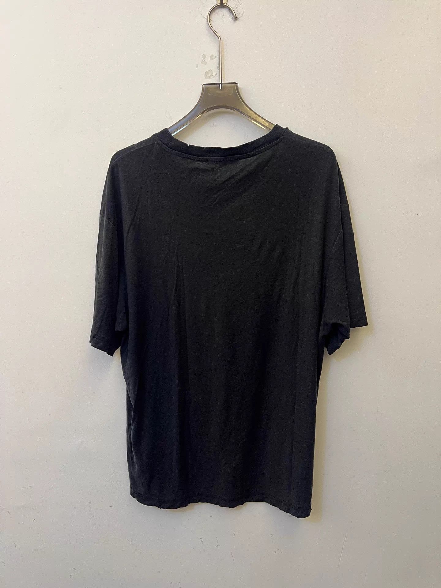 Acne Studios Acne FW22 1996 Classic Logo Print Faded Black Short Sleeve Tee L Size US L / EU 52-54 / 3 - 3 Thumbnail