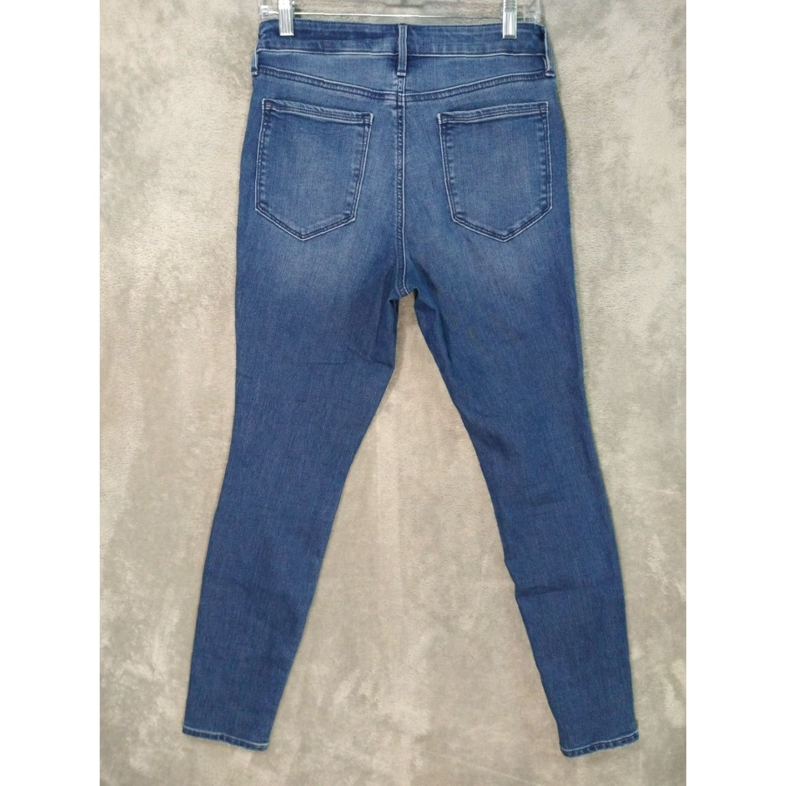 Athleta Athleta Jeans Womens 10 Blue Denim Sculptek Ultra Skinny High Rise Stretch Size 32" / US 10 / IT 46 - 2 Thumbnail