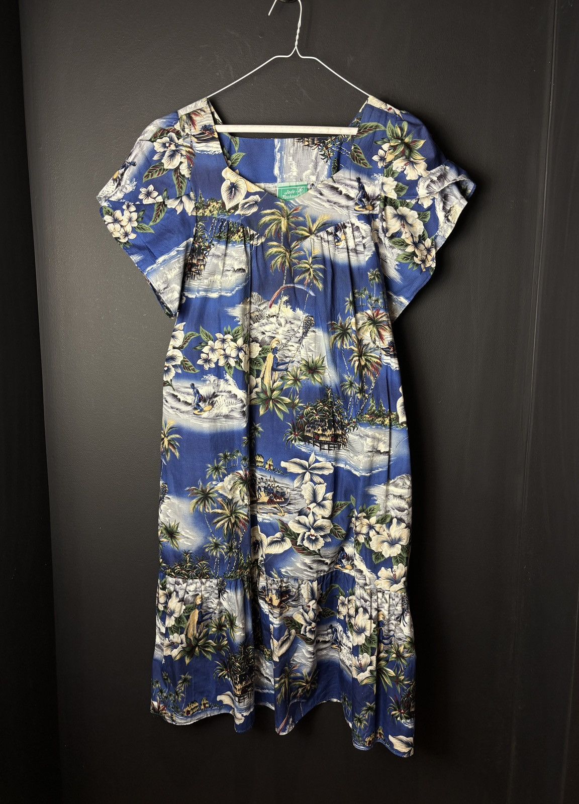 Vintage Vintage Hawaiian Dress Beach Dress Floral 80s Made in Hawaii Size M / US 6-8 / IT 42-44 - 7 Thumbnail