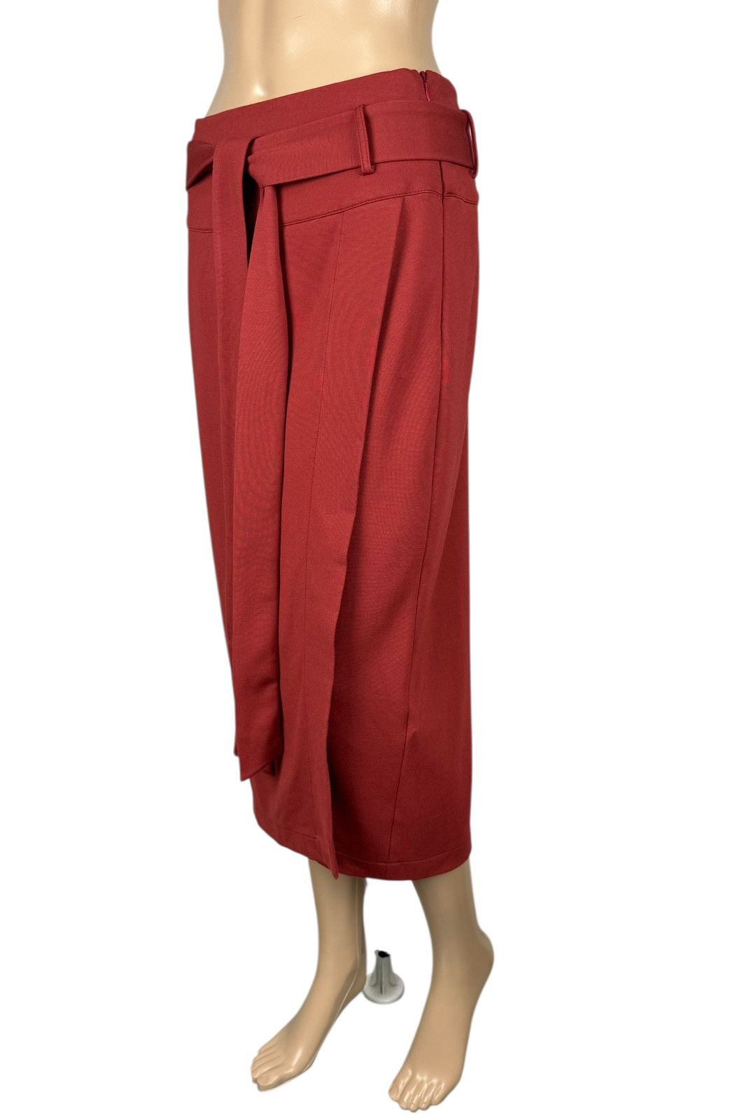 Designer Ivko Woman Maxi Belted Wrap Skirt Viscose size 38 Size 26" / US 2 / IT 38 - 6 Thumbnail