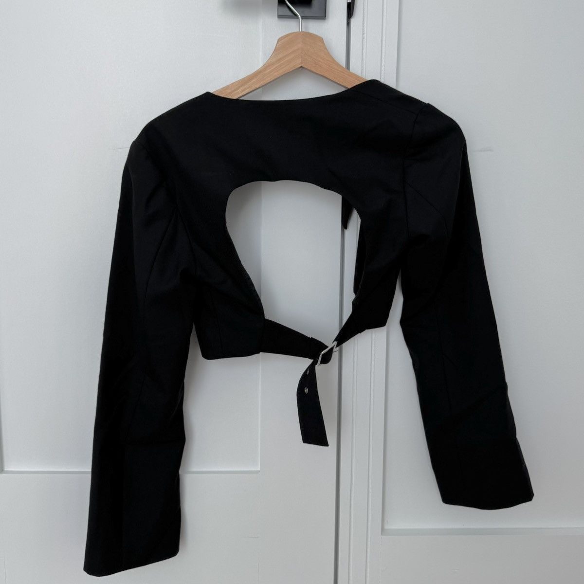 Comme des Garcons Noir Kei Ninomiya Bolero Jacket Size XS / US 0-2 / IT 36-38 - 2 Thumbnail