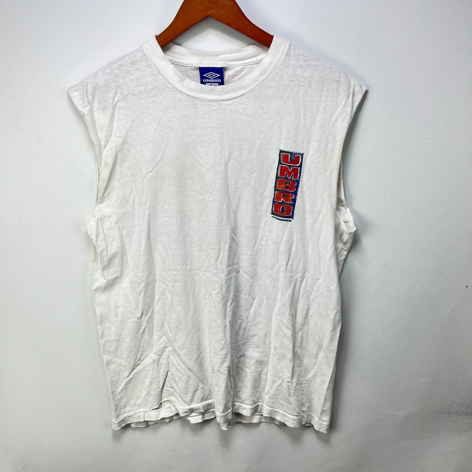 Umbro Vintage 90s Ombro Sleeveless Shirt Made in USA Large Size US L / EU 52-54 / 3 - 4 Thumbnail