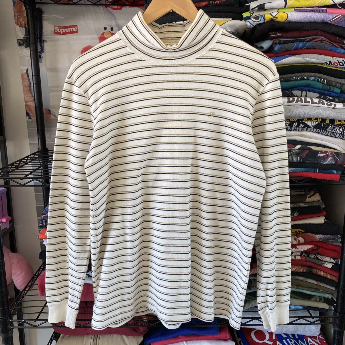 Supreme Supreme Gold Stripe Turtleneck White 2016 Size US S / EU 44-46 / 1 - 1 Thumbnail