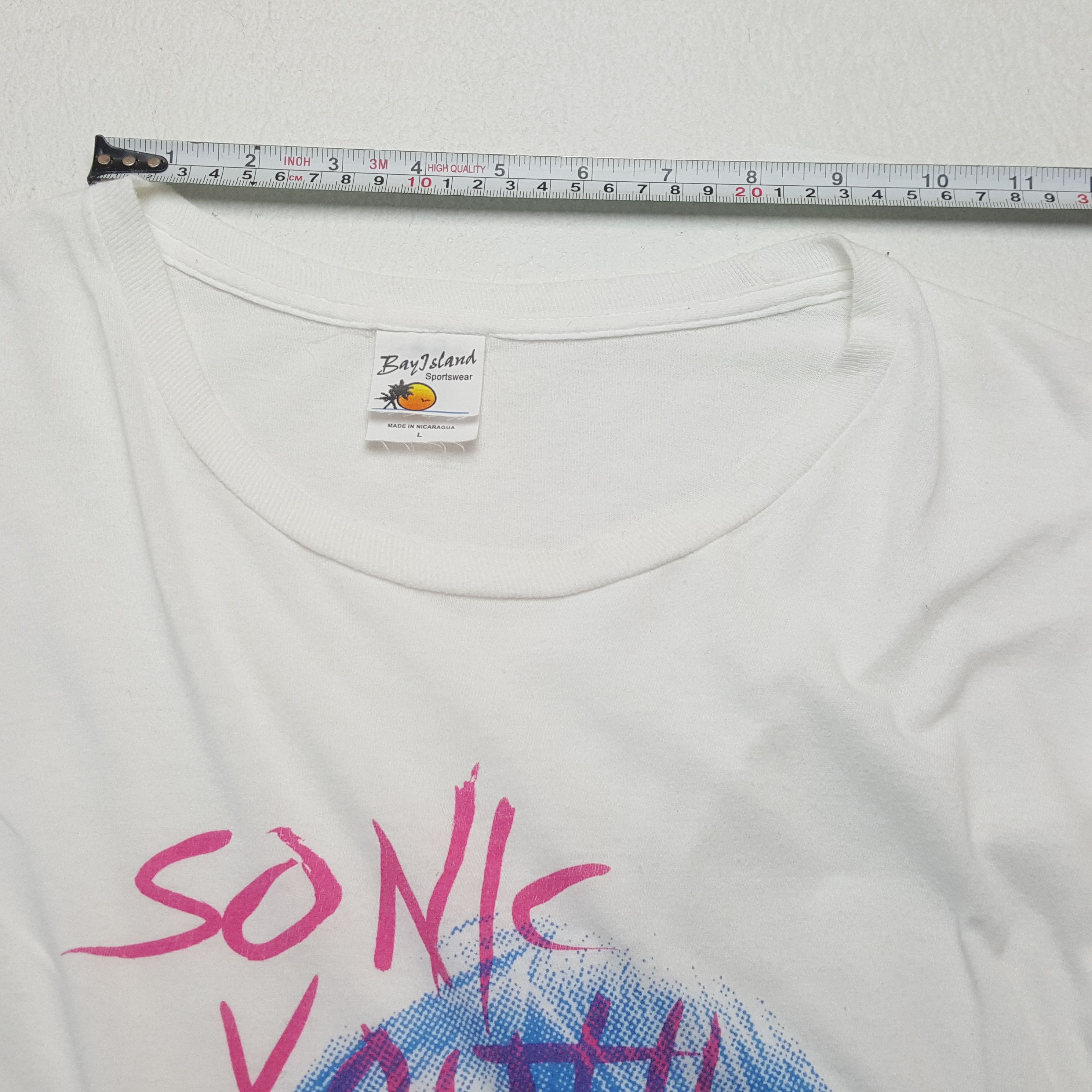 Band Tees × Vintage Vintage SONIC YOUTH American Rock Band Tour T-Shirts Size US M / EU 48-50 / 2 - 7 Thumbnail