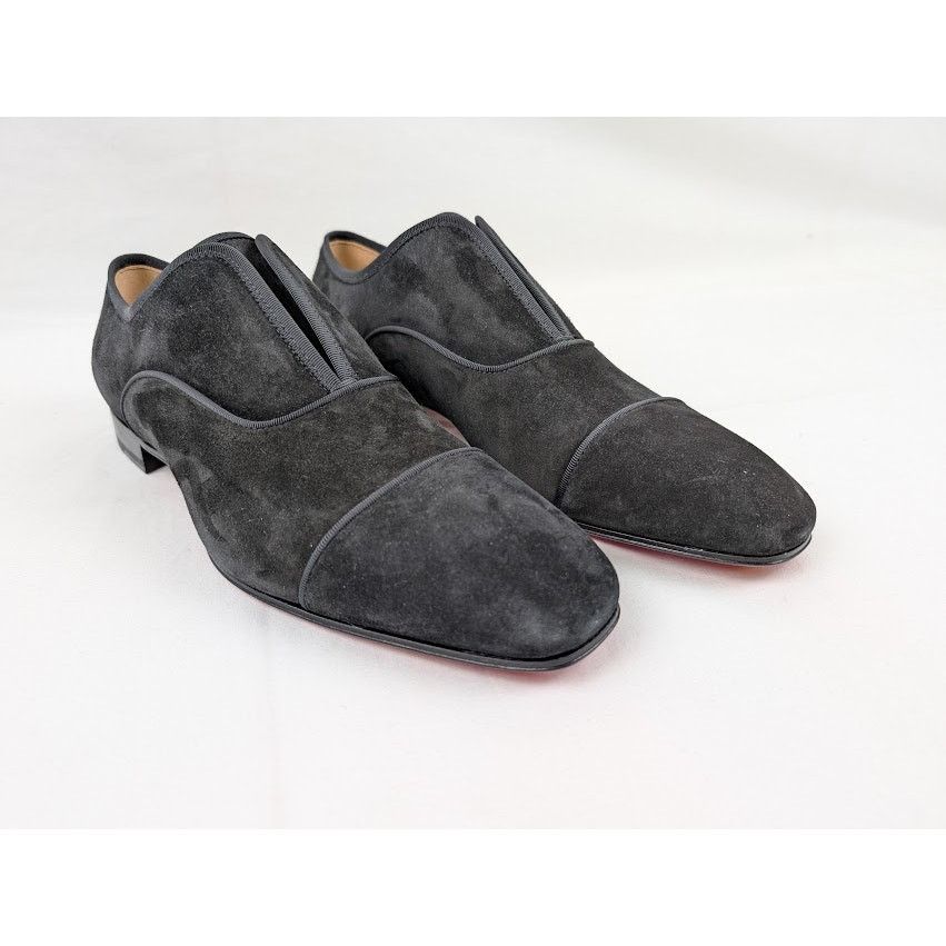 Christian Louboutin o1rshd1 Alpha Male Flat Shoes in Black Size US 8.5 / EU 41-42 - 1 Thumbnail