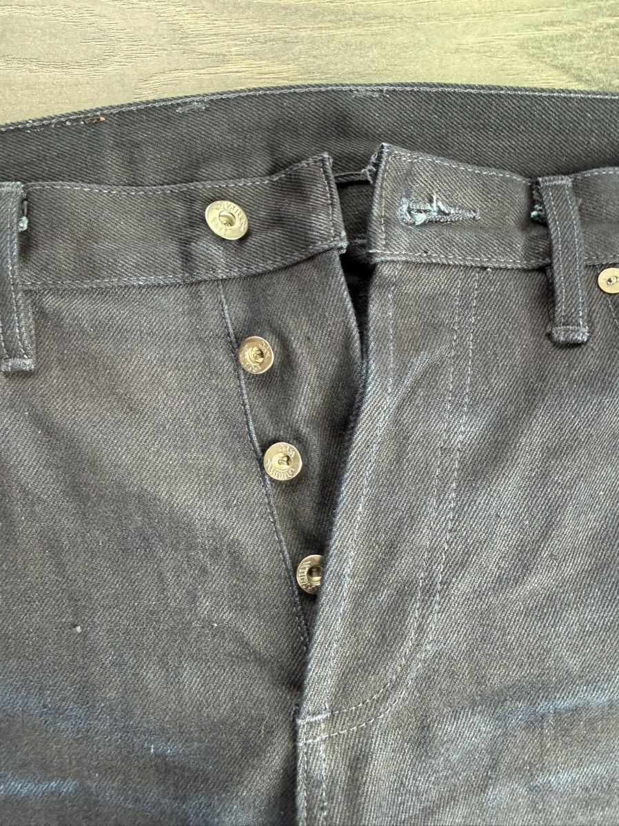 3sixteen 3sixteen men’s ST-121x shadow selvedge raw denim 17oz Size US 34 / EU 50 - 2 Thumbnail