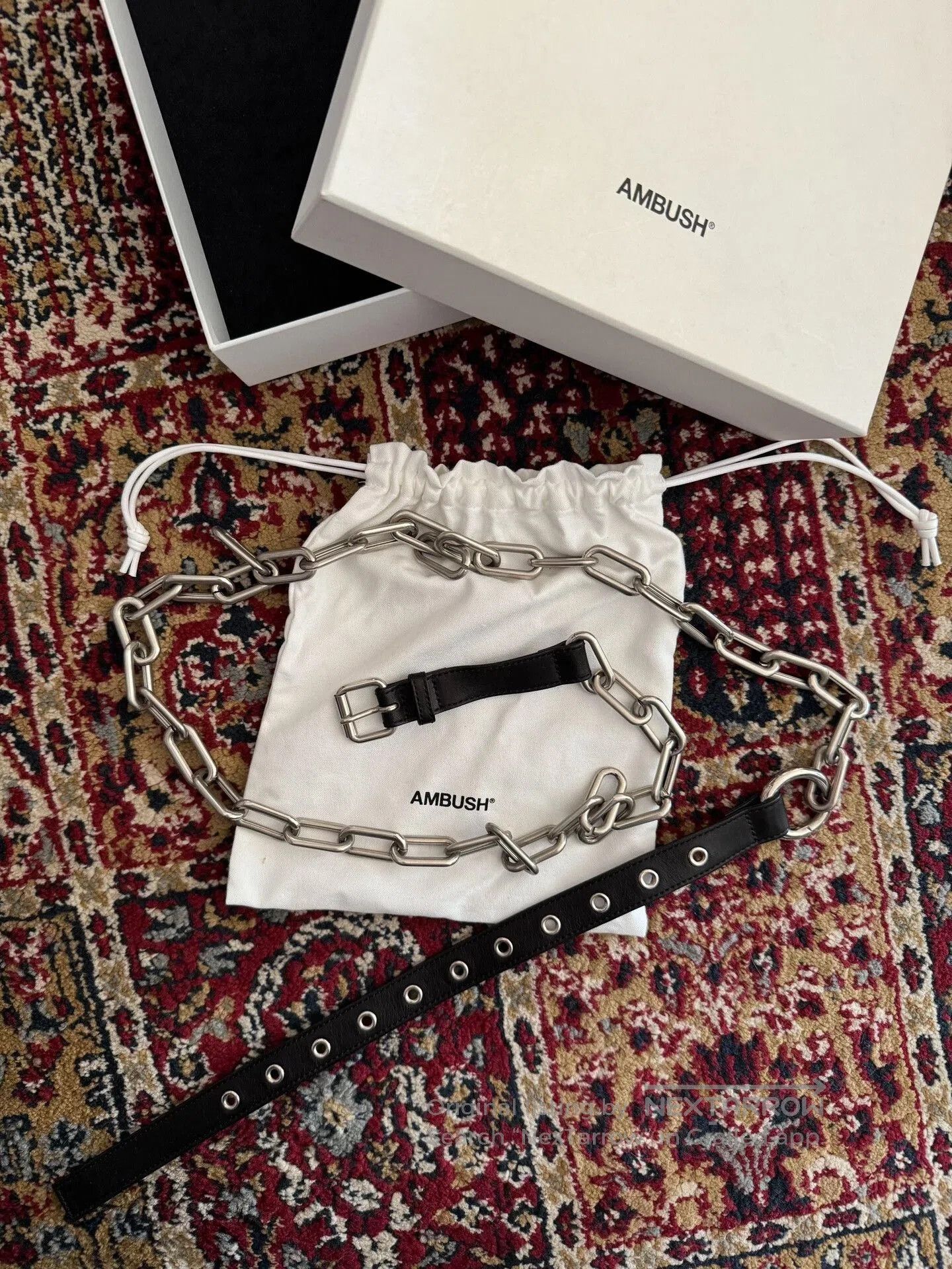 Ambush Design AMBUSH Silver Chain Belt. Size ONE SIZE - 2 Thumbnail