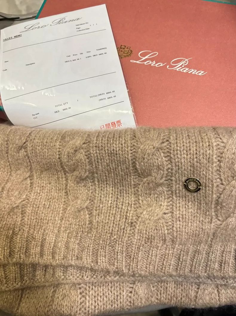 Loro Piana LORO PIANA 100% goat cashmere scarf Size ONE SIZE - 2 Thumbnail
