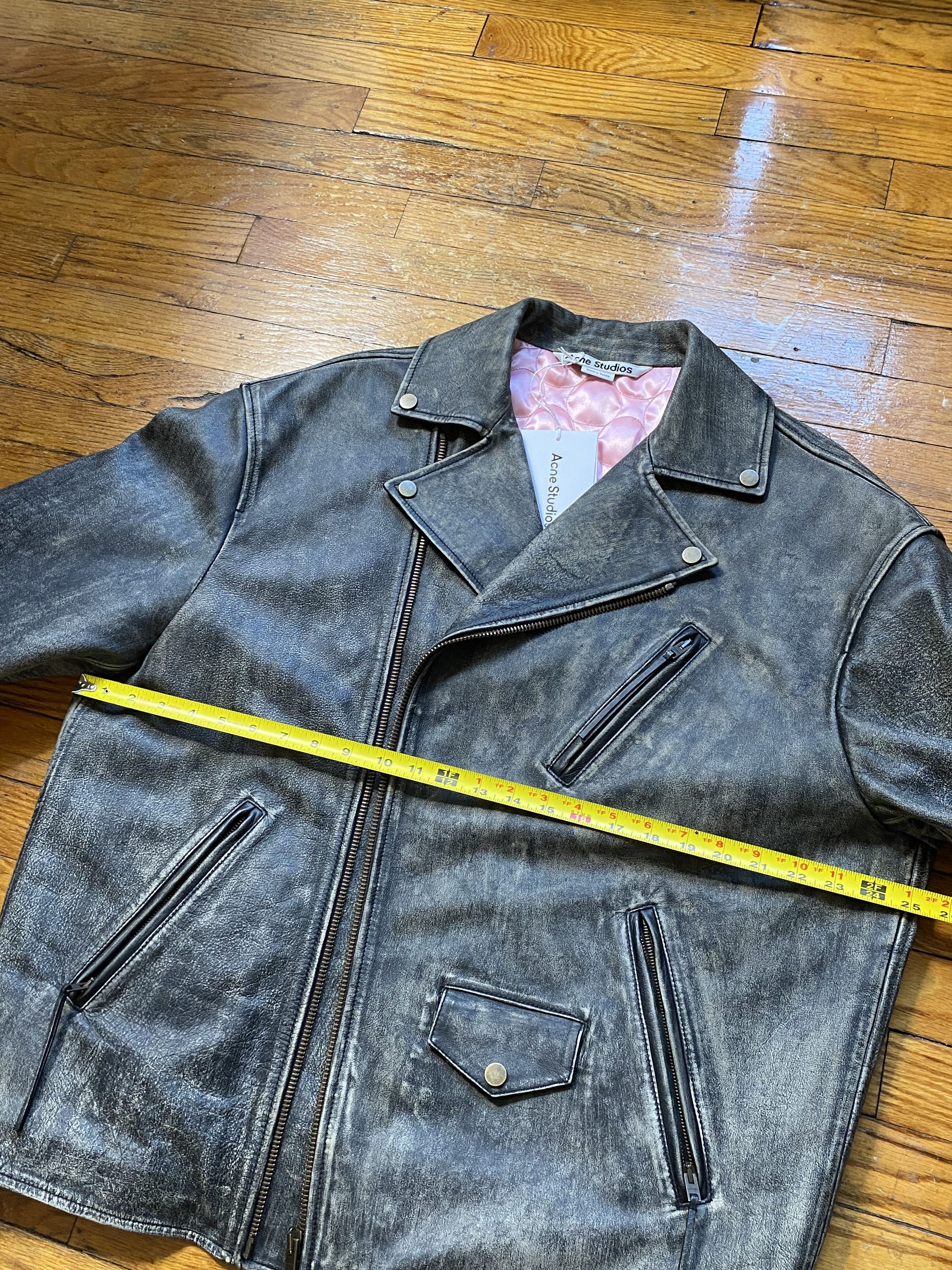 Acne Studios Acne Studios Motorcycle Leather Jacket Size 46 Size US S / EU 44-46 / 1 - 9 Thumbnail