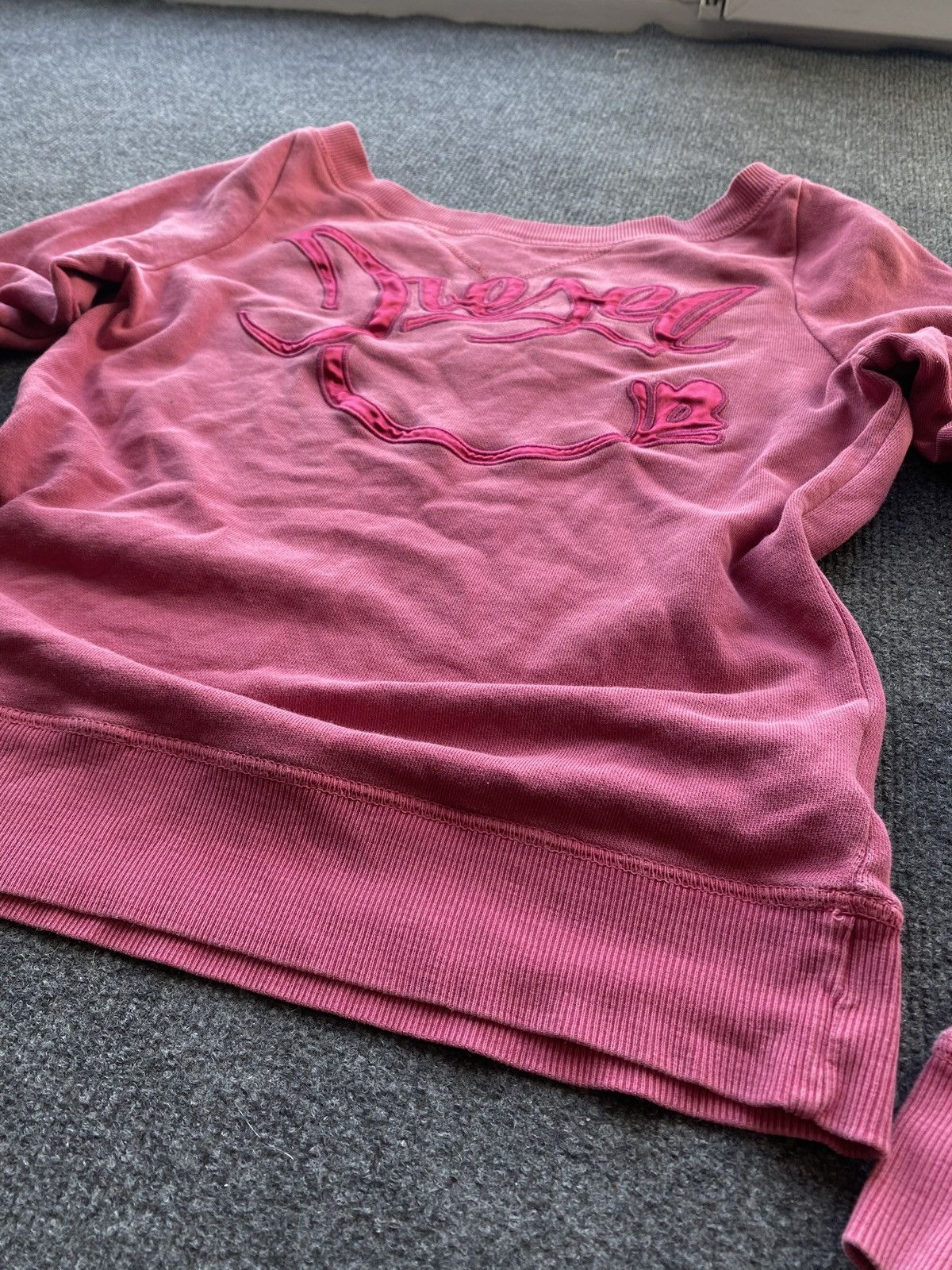 Diesel 🔥Opium Punk Diesel washed faded sexy sweatshirt vintage alt Size M / US 6-8 / IT 42-44 - 2 Thumbnail