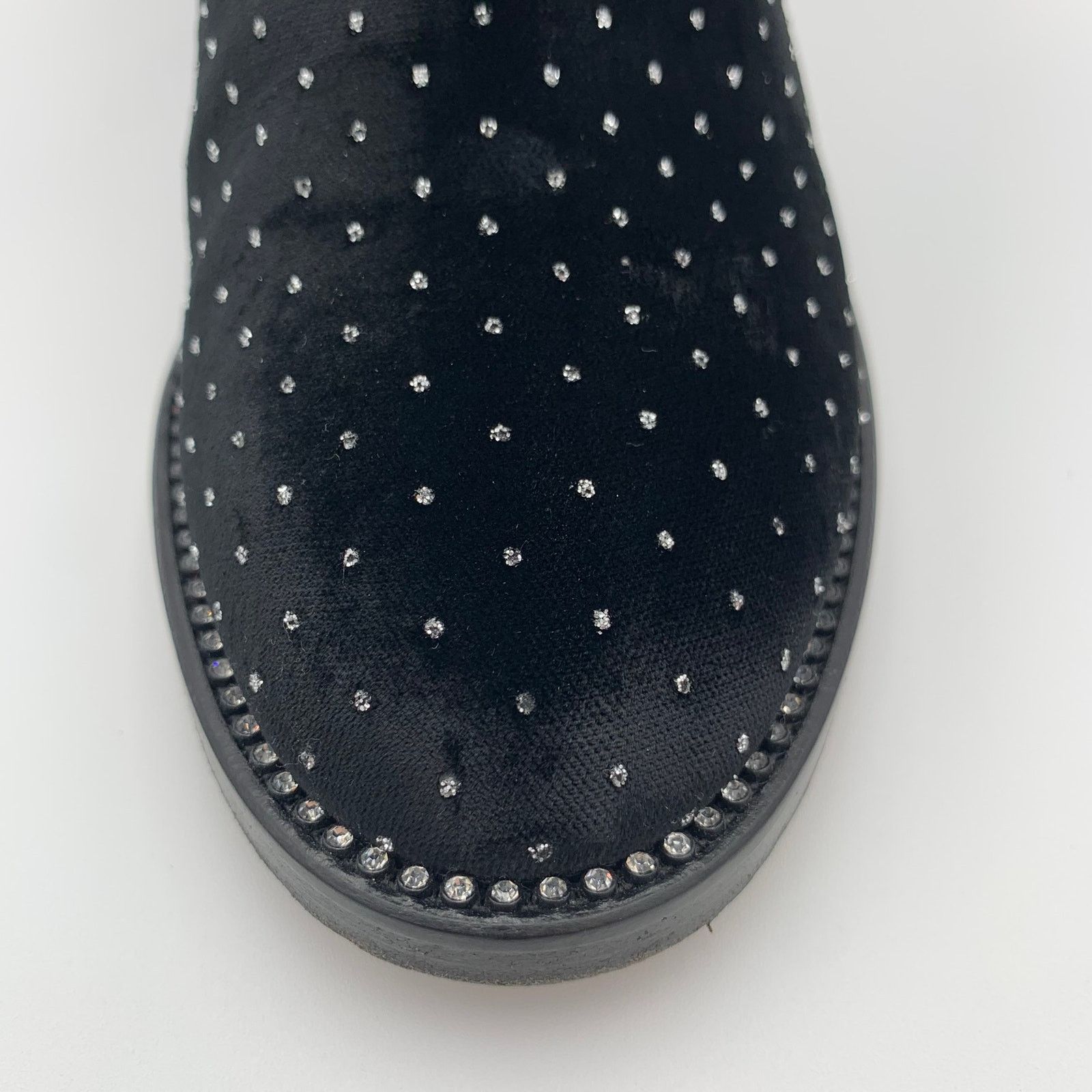 Jimmy Choo Jimmy Choo Merril Ankle Boots Black Crystals EU 37.5 US 7 Size US 7 / IT 37 - 6 Thumbnail