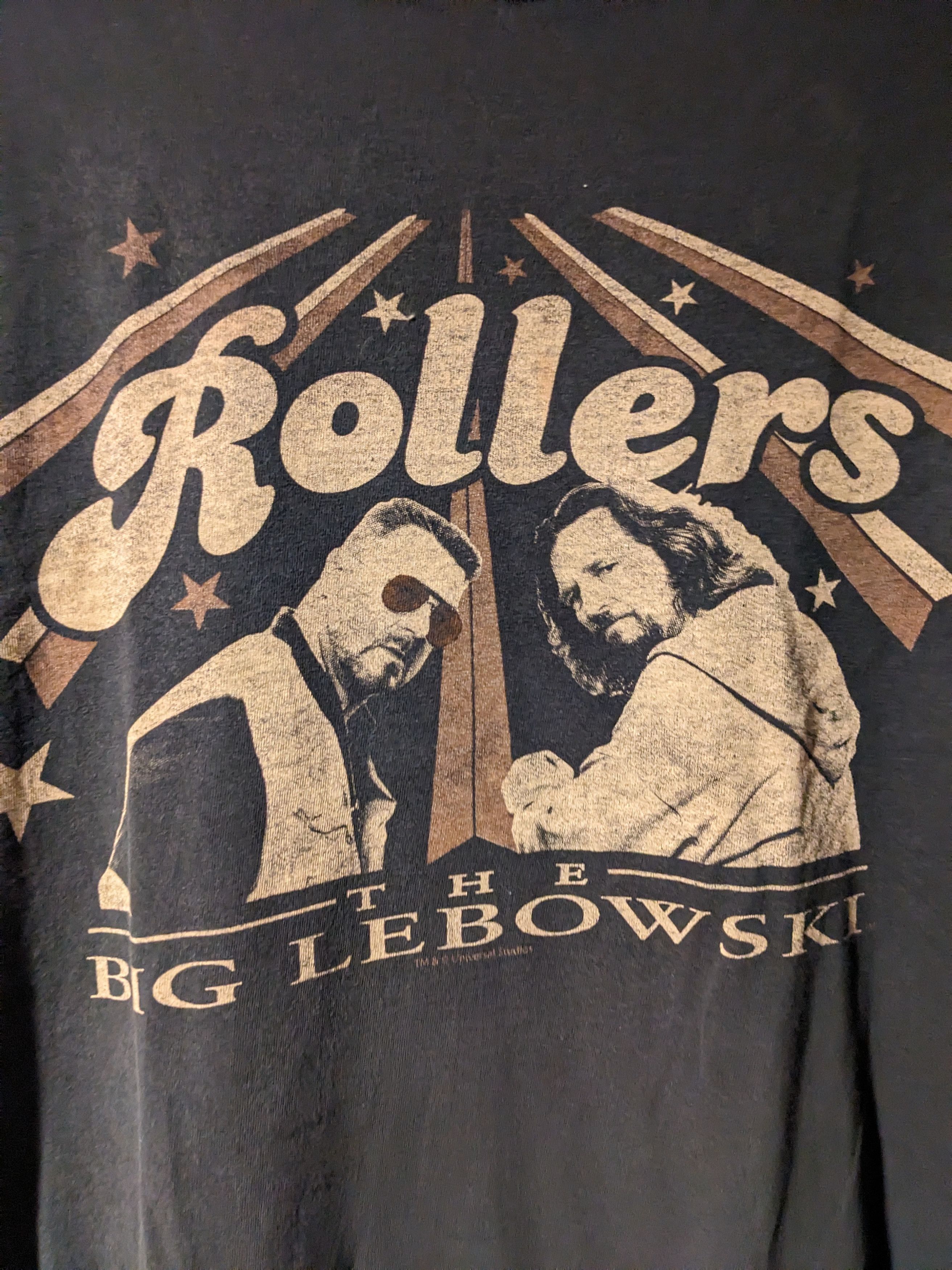 Gildan Vintage 2010's The Big Lebowski Bowling Movie Promo T-Shirt Size US XL / EU 56 / 4 - 2 Thumbnail