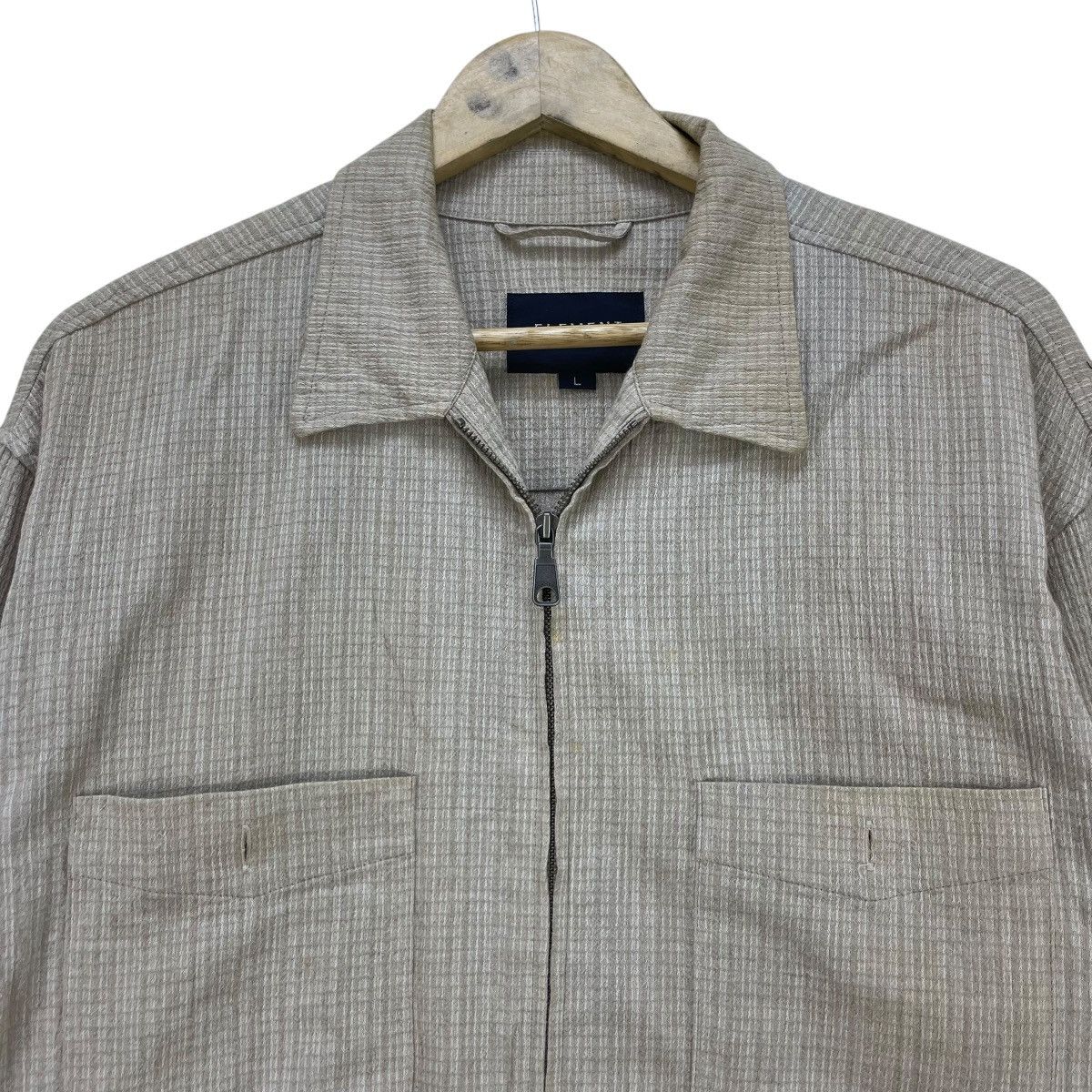Element × Issey Miyake × Japanese Brand Vintage Element Of Simple Life Zipper Up Light Jacket Size US L / EU 52-54 / 3 - 3 Thumbnail