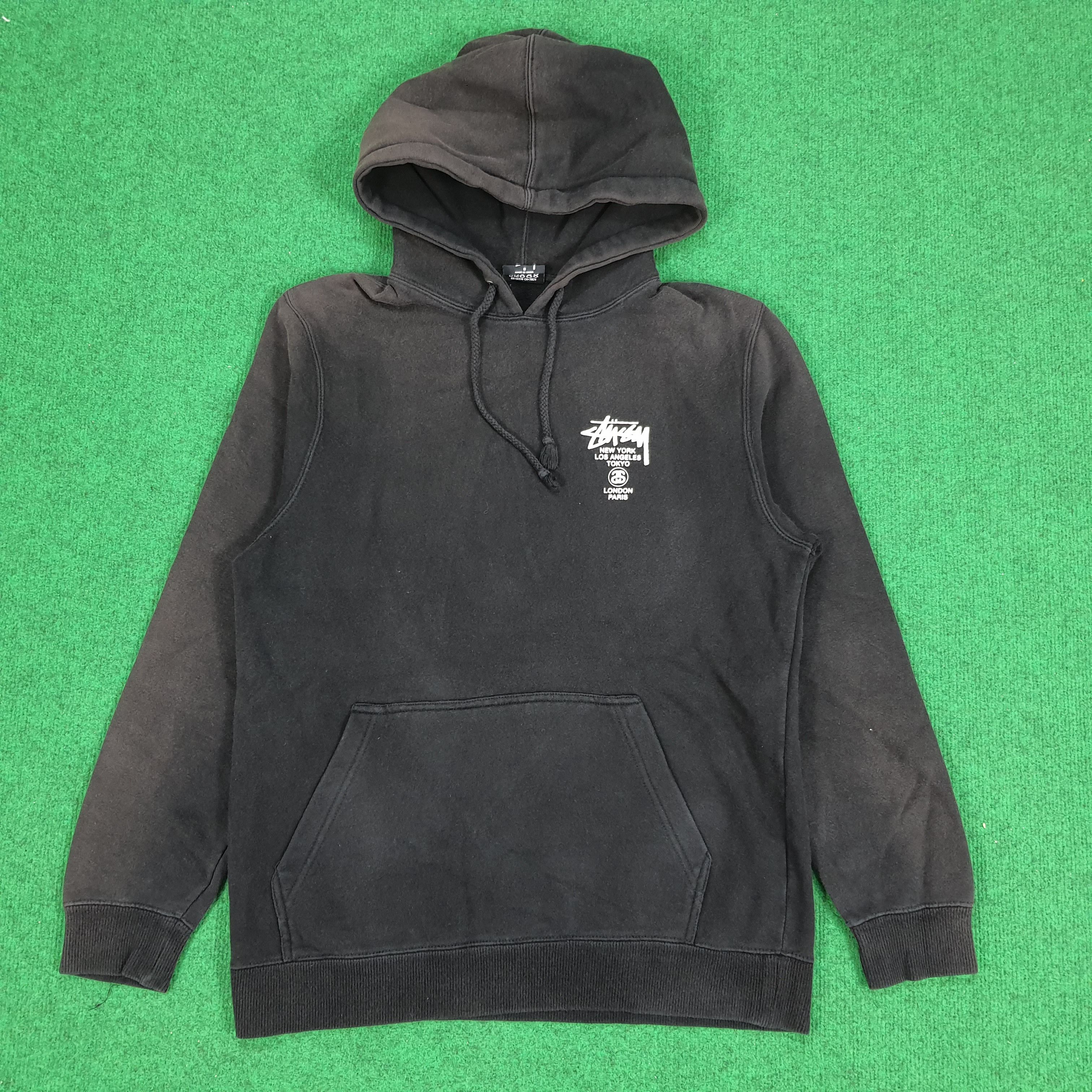 Stussy × Vintage Vintage Stussy Brooklyn Venice World Tour Hoodie Size US S / EU 44-46 / 1 - 3 Thumbnail