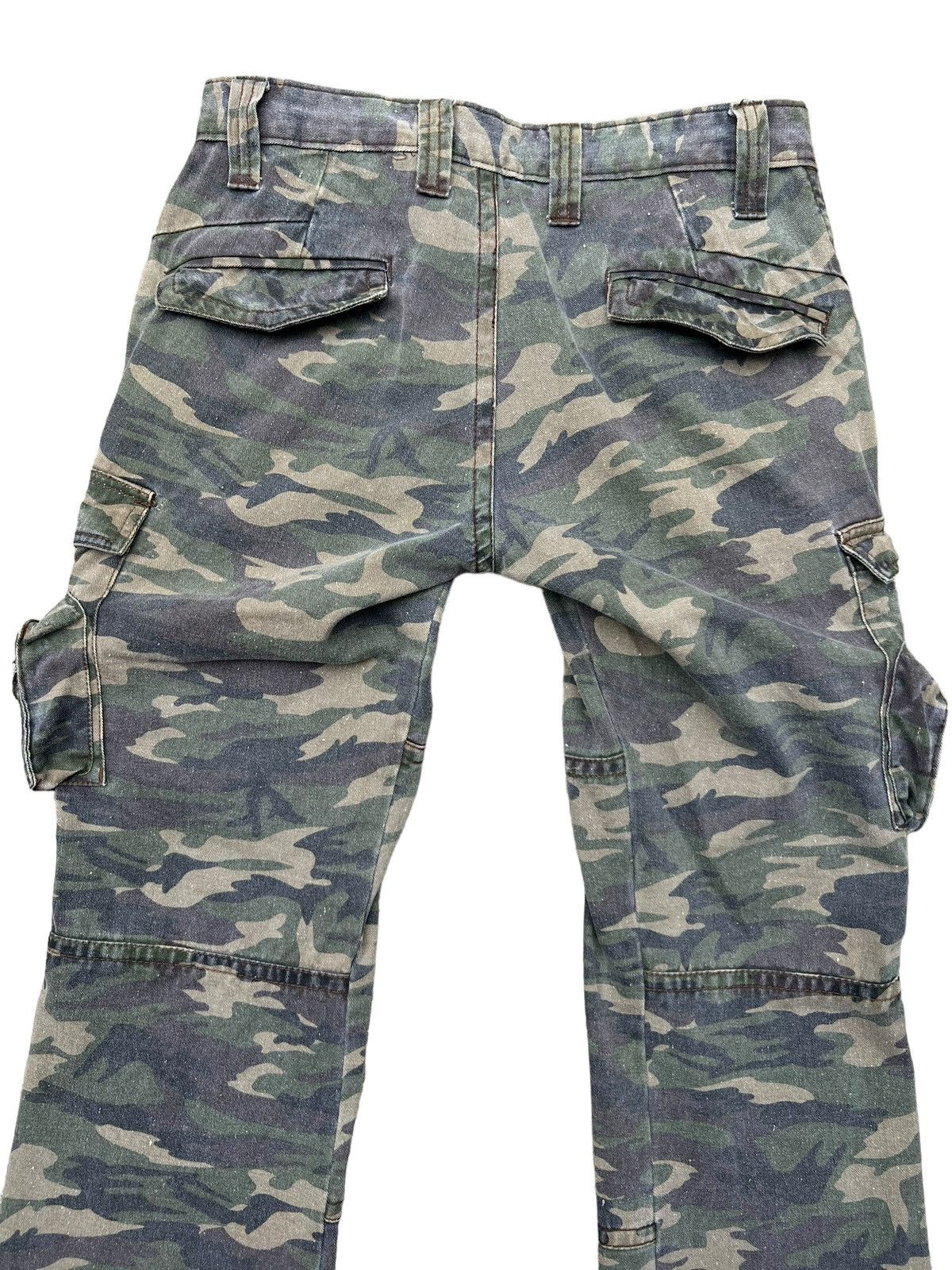semanticdesign SD Flare Japan Multipocket Camo Lowrise Pants 31x33 Size US 31 - 6 Thumbnail