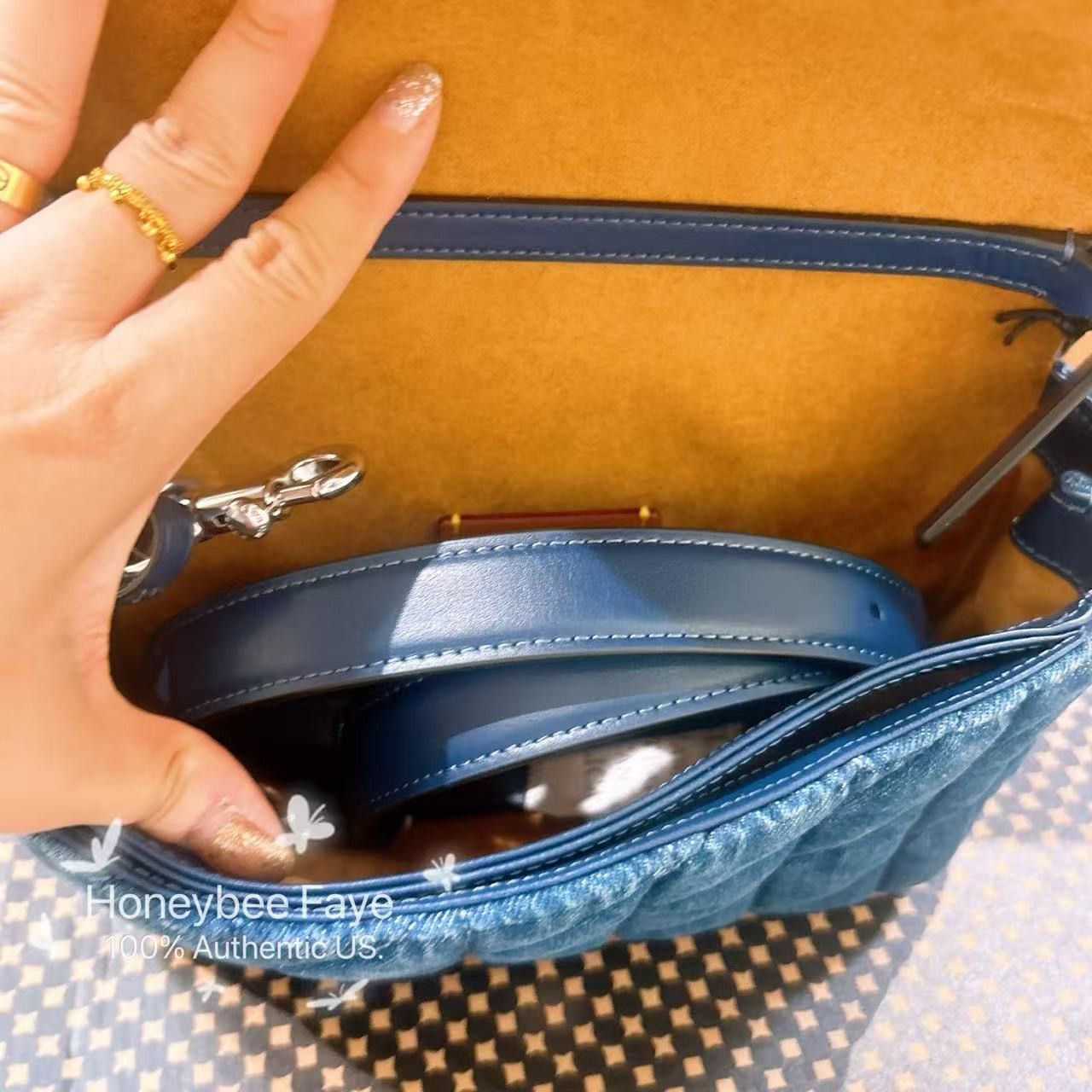 Coach Quinn Bag With Quilting CAK40 Size ONE SIZE - 7 Thumbnail