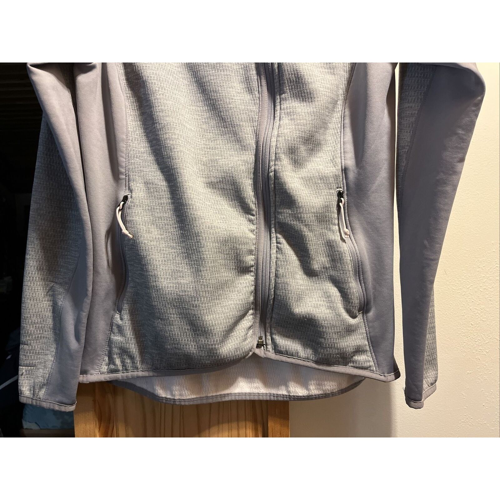 The North Face The North Face Womens M Gray LS Polyester Windbreaker Jacket Size M / US 6-8 / IT 42-44 - 12 Thumbnail