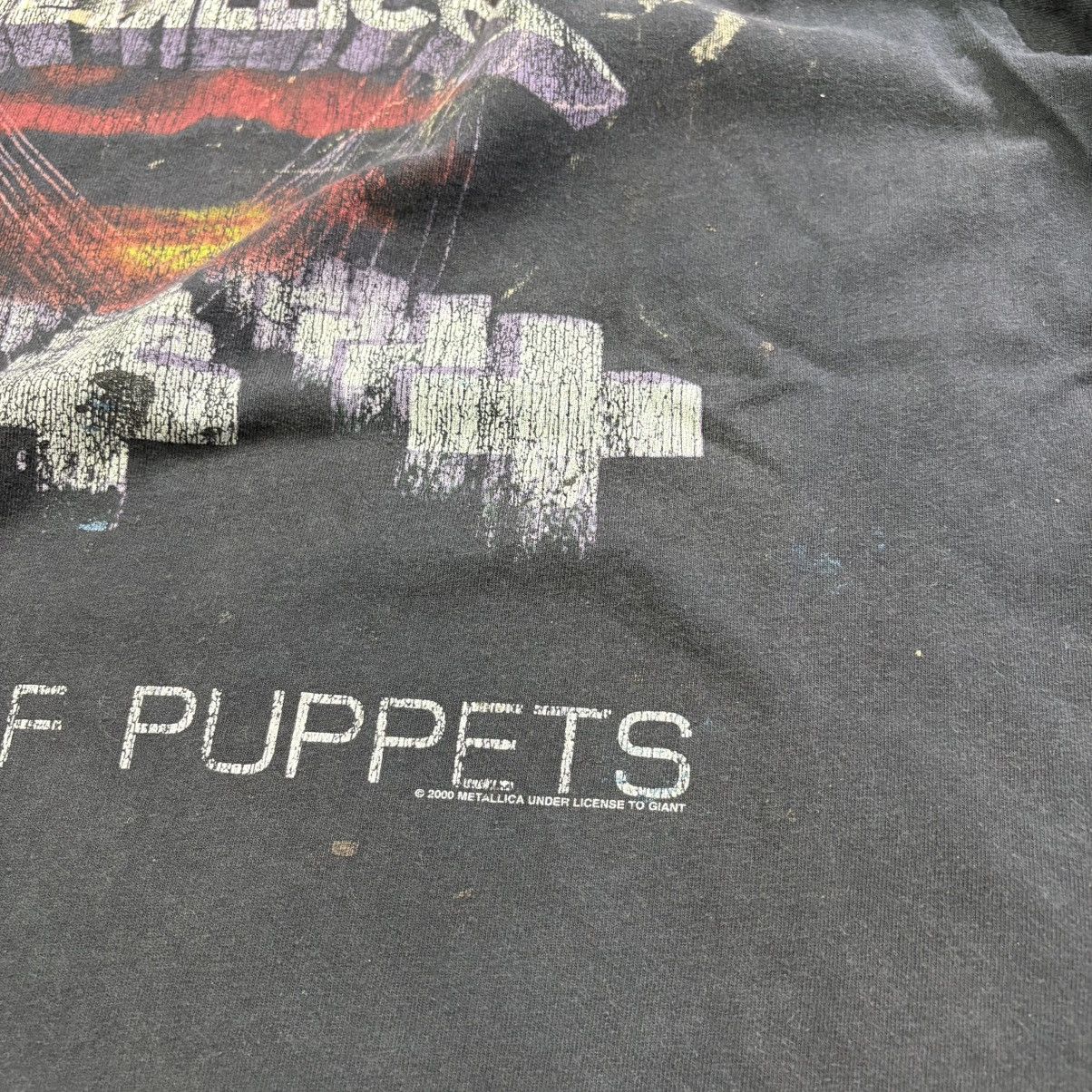 Metallica metallica vintage tee giant tag Size US XL / EU 56 / 4 - 8 Thumbnail