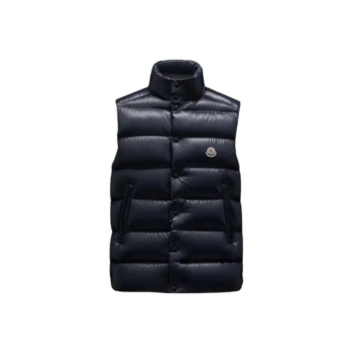 Moncler Moncler Tibb Logo Quilted Nylon Down Vest Size US XL / EU 56 / 4 - 1 Thumbnail