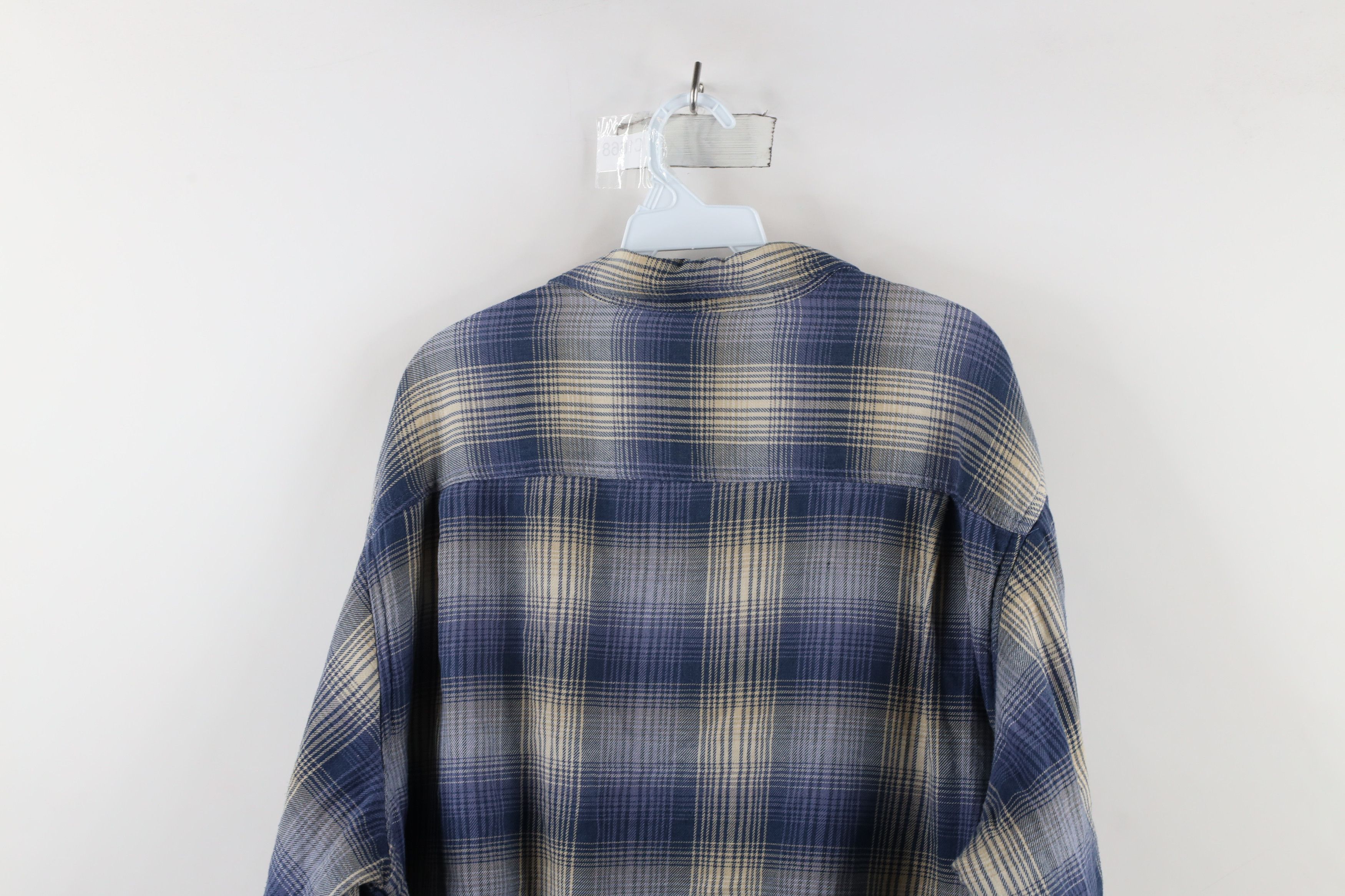 Vintage Vintage 90s Streetwear Thermal Lined Flannel Shirt Jacket Size US XL / EU 56 / 4 - 12 Thumbnail